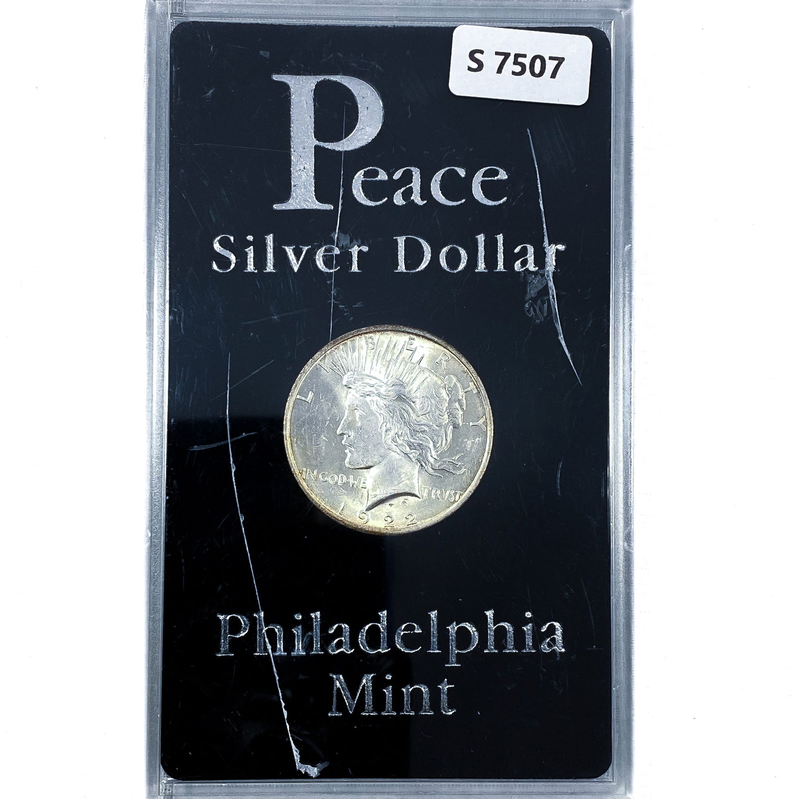 1922 Silver Peace Dollar UNC (1 of 2)