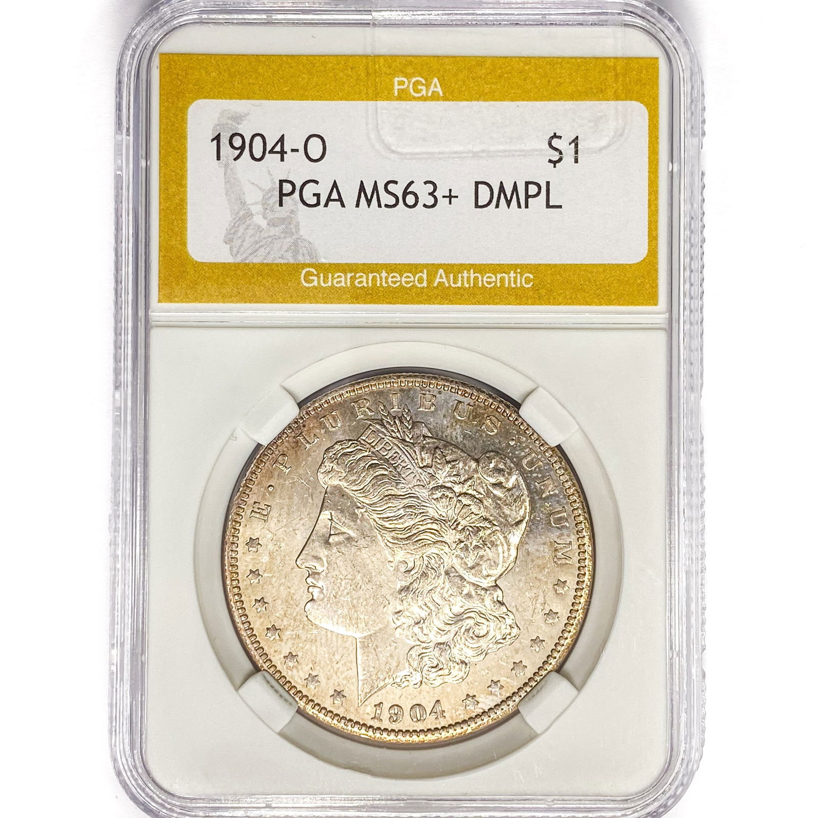 1904-O Morgan Silver Dollar PGA MS63+ DMPL (1 of 2)
