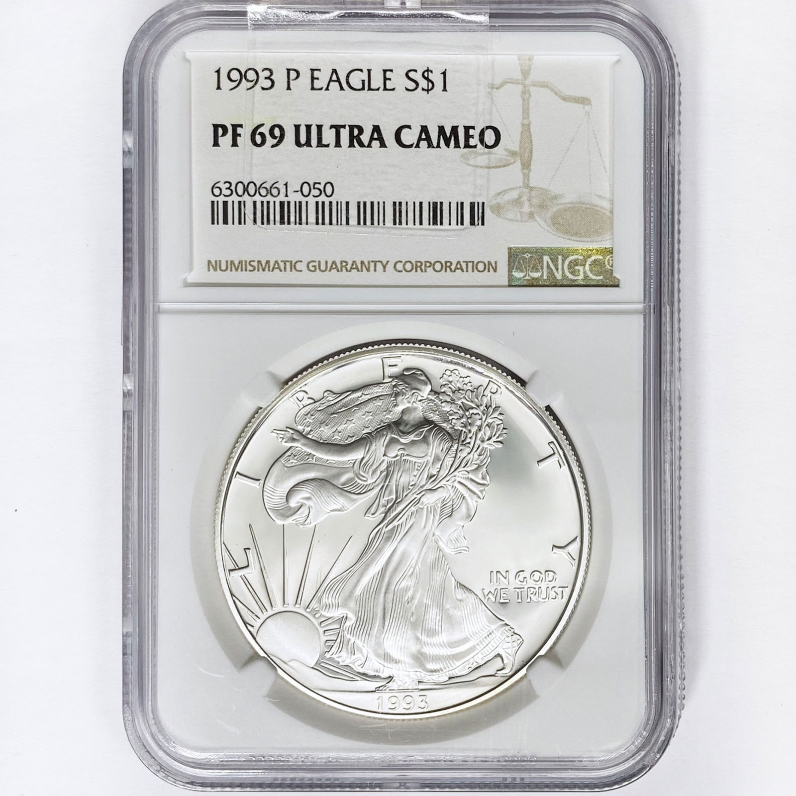 1993 American 1oz Silver Eagle NGC PF69 UC (1 of 2)