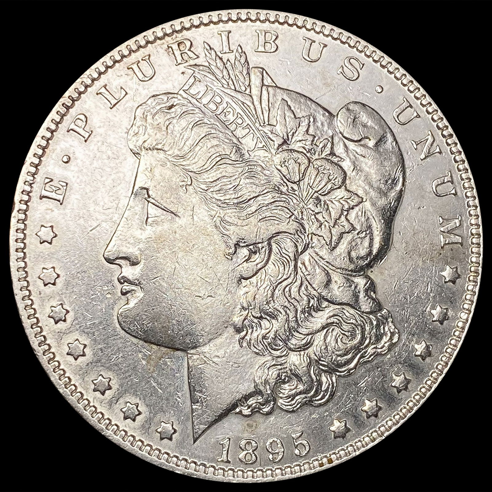 1895-O Morgan Silver Dollar NEARLY UNCIRCULATED (1 of 2)