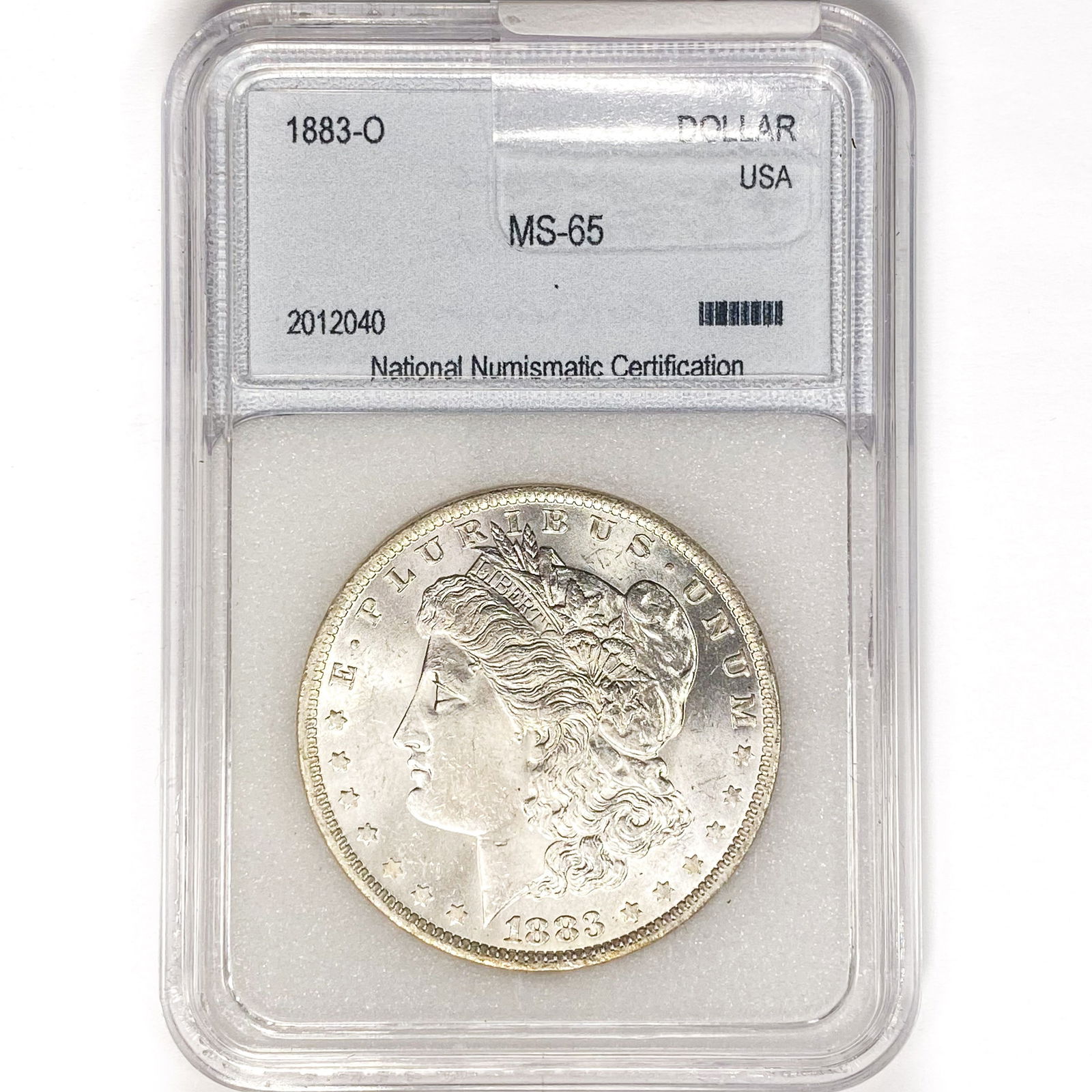 1883-O Morgan Silver Dollar NNC MS65 (1 of 2)