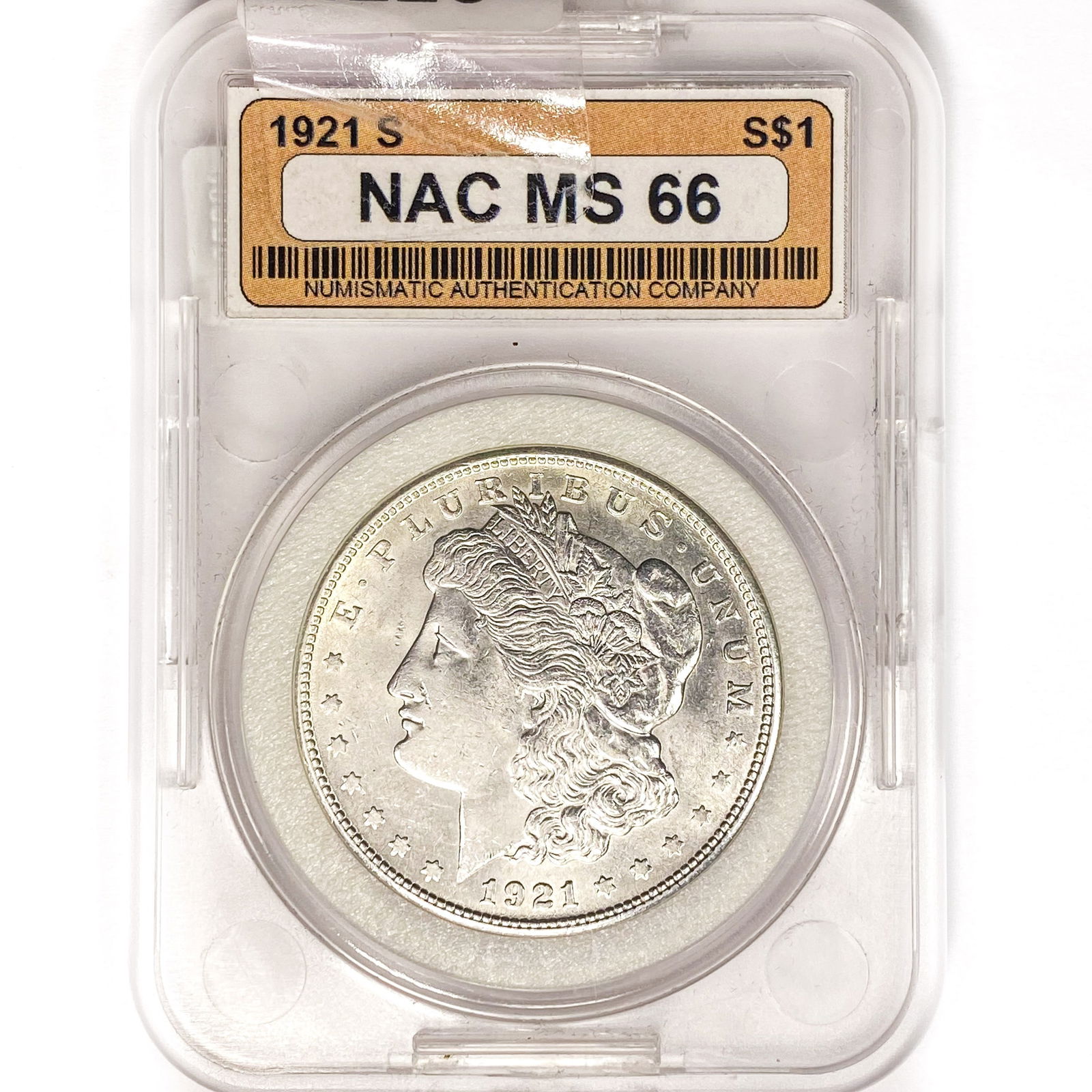1921-S Morgan Silver Dollar NAC MS66 (1 of 2)
