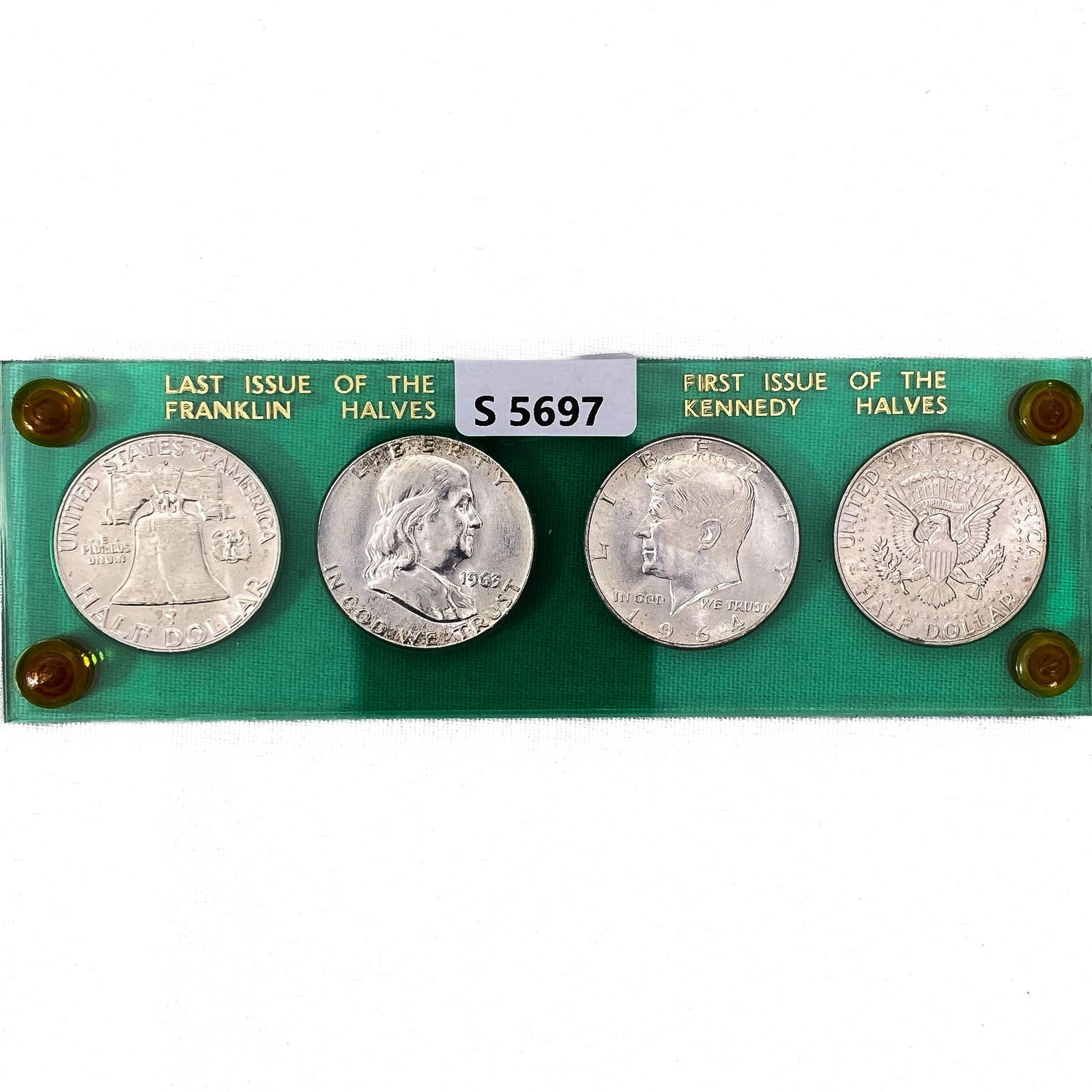 1963-1964 Half Dollar UNC Set (4 Coins) (1 of 2)