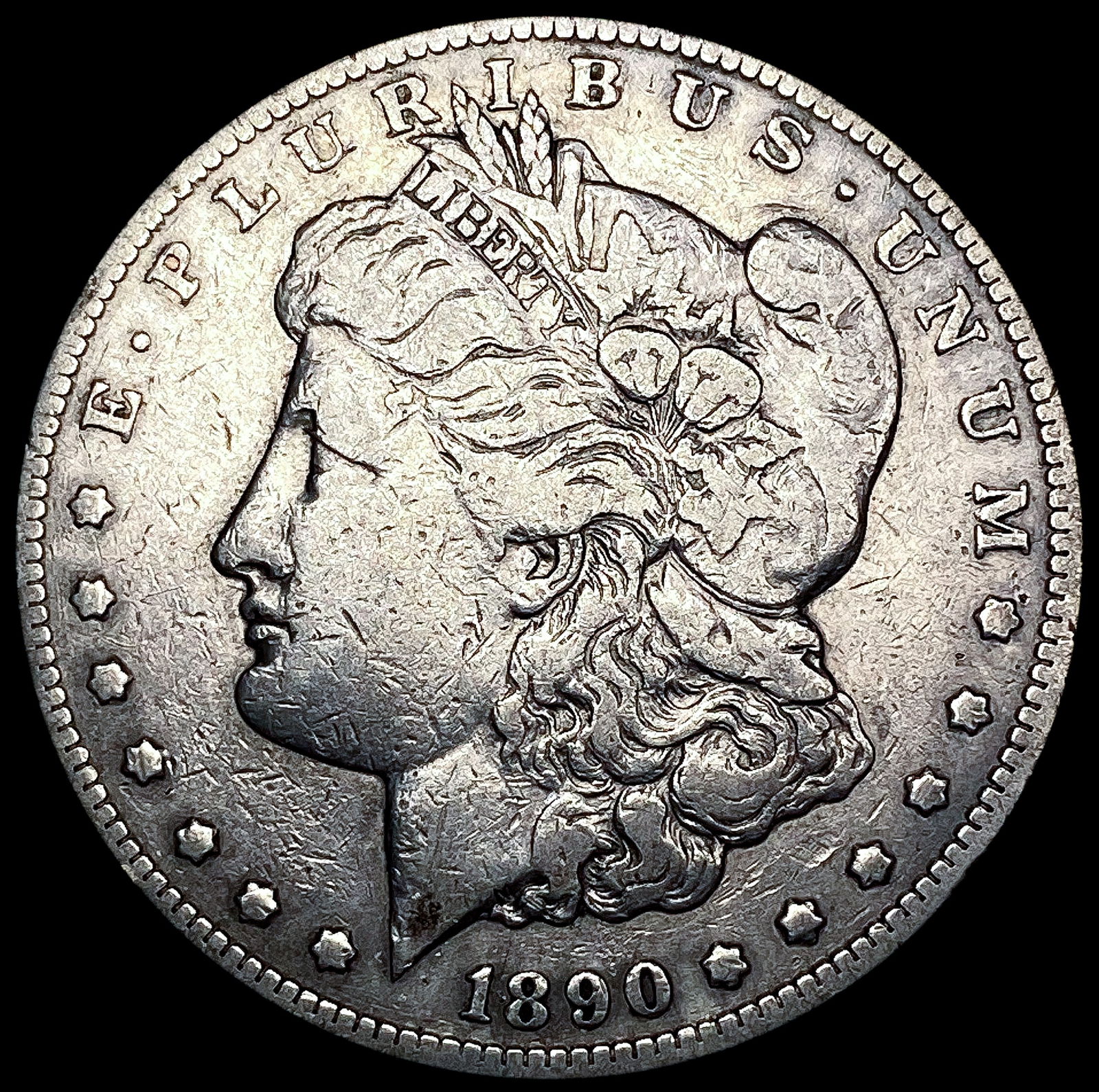 1890-CC Morgan Silver Dollar NICELY CIRCULATED (1 of 2)