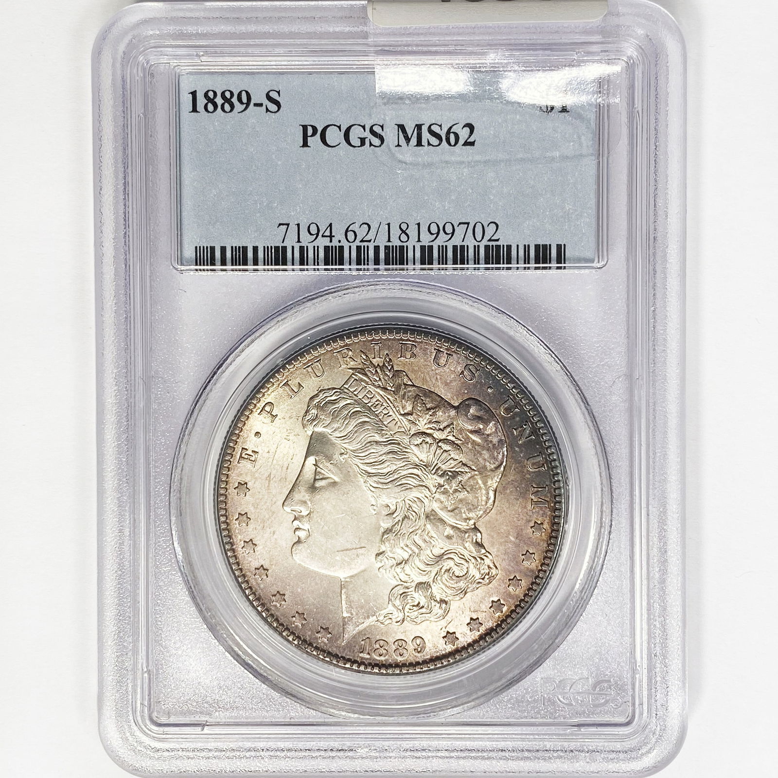 1889-S Morgan Silver Dollar PCGS MS62 (1 of 2)