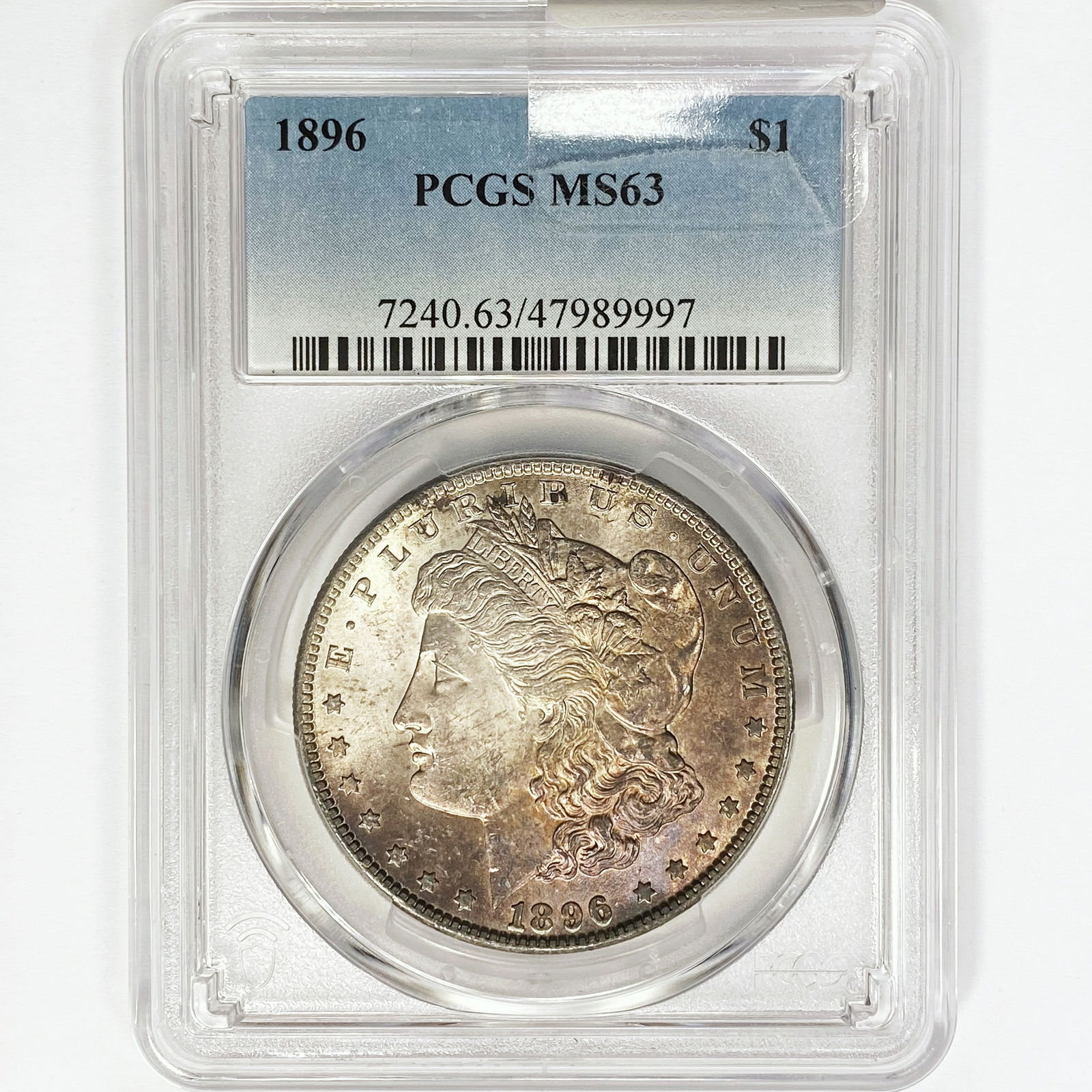 1896 Morgan Silver Dollar PCGS MS63 (1 of 2)