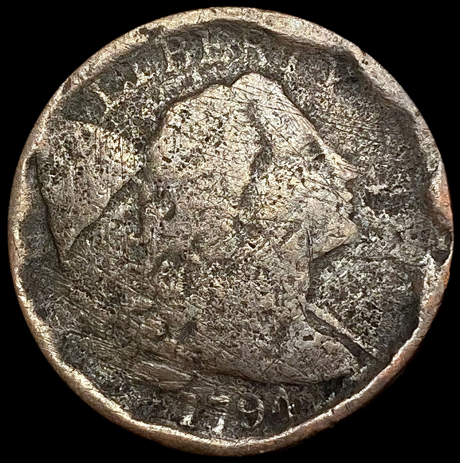 1794 Flowing Hair Large Cent NICELY CIRCULATED (1 of 2)