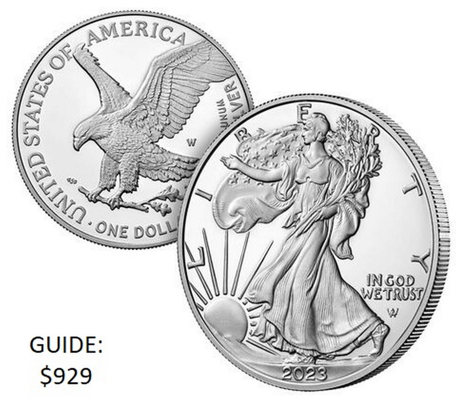 American Eagle 2023 One Ounce Silver Proof Coin (1 of 5)