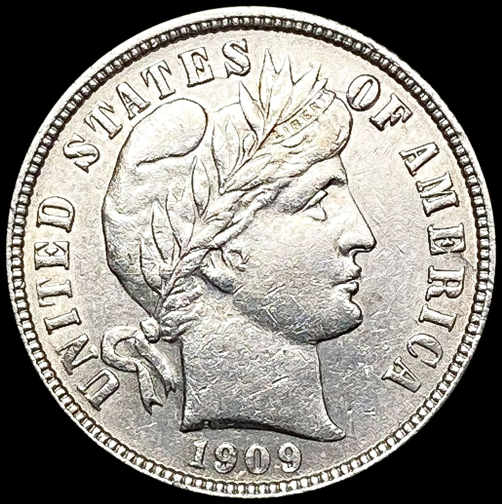 1909 Barber Dime UNCIRCULATED (1 of 2)