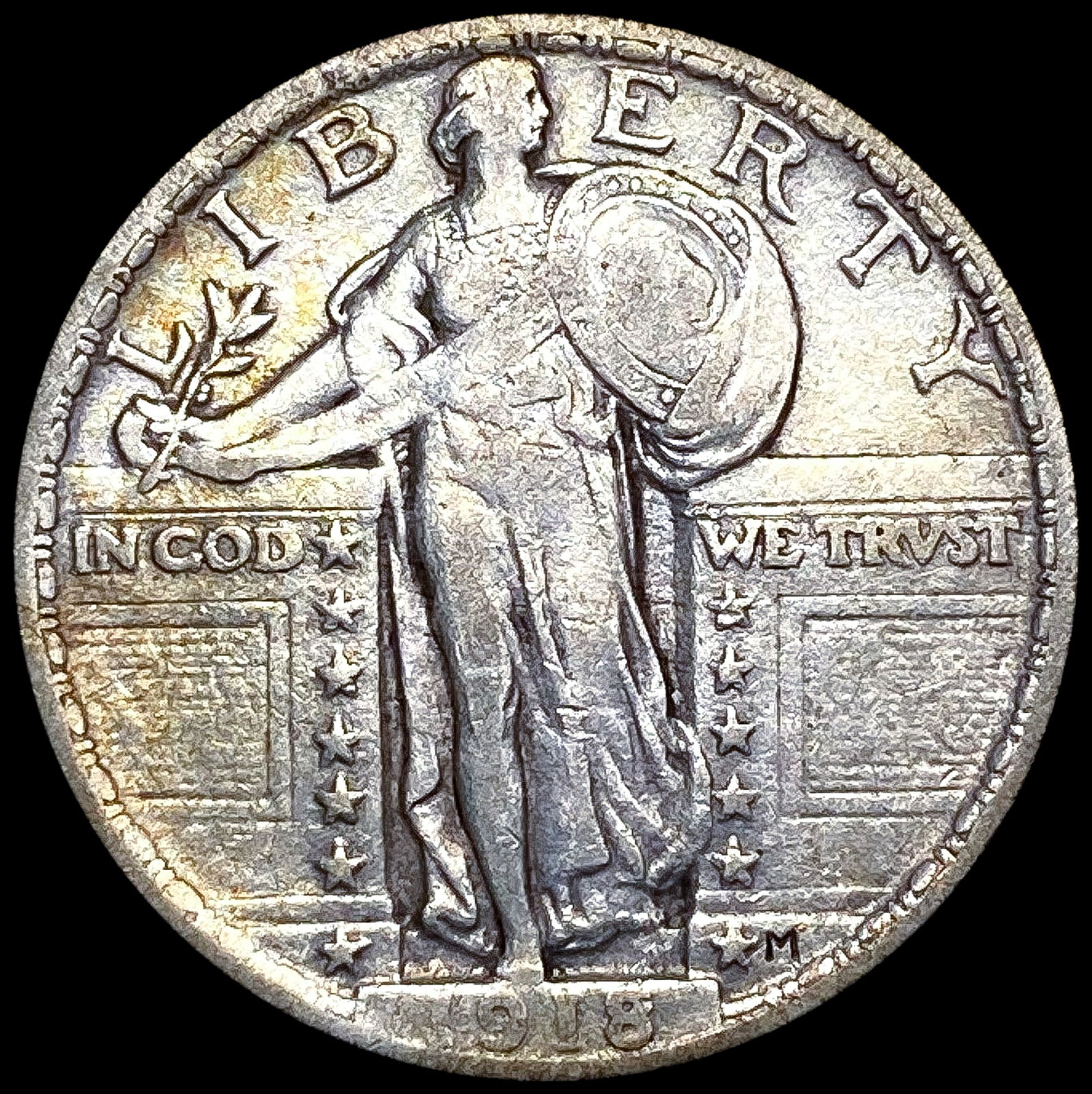 1918 Standing Liberty Quarter LIGHTLY CIRCULATED (1 of 2)