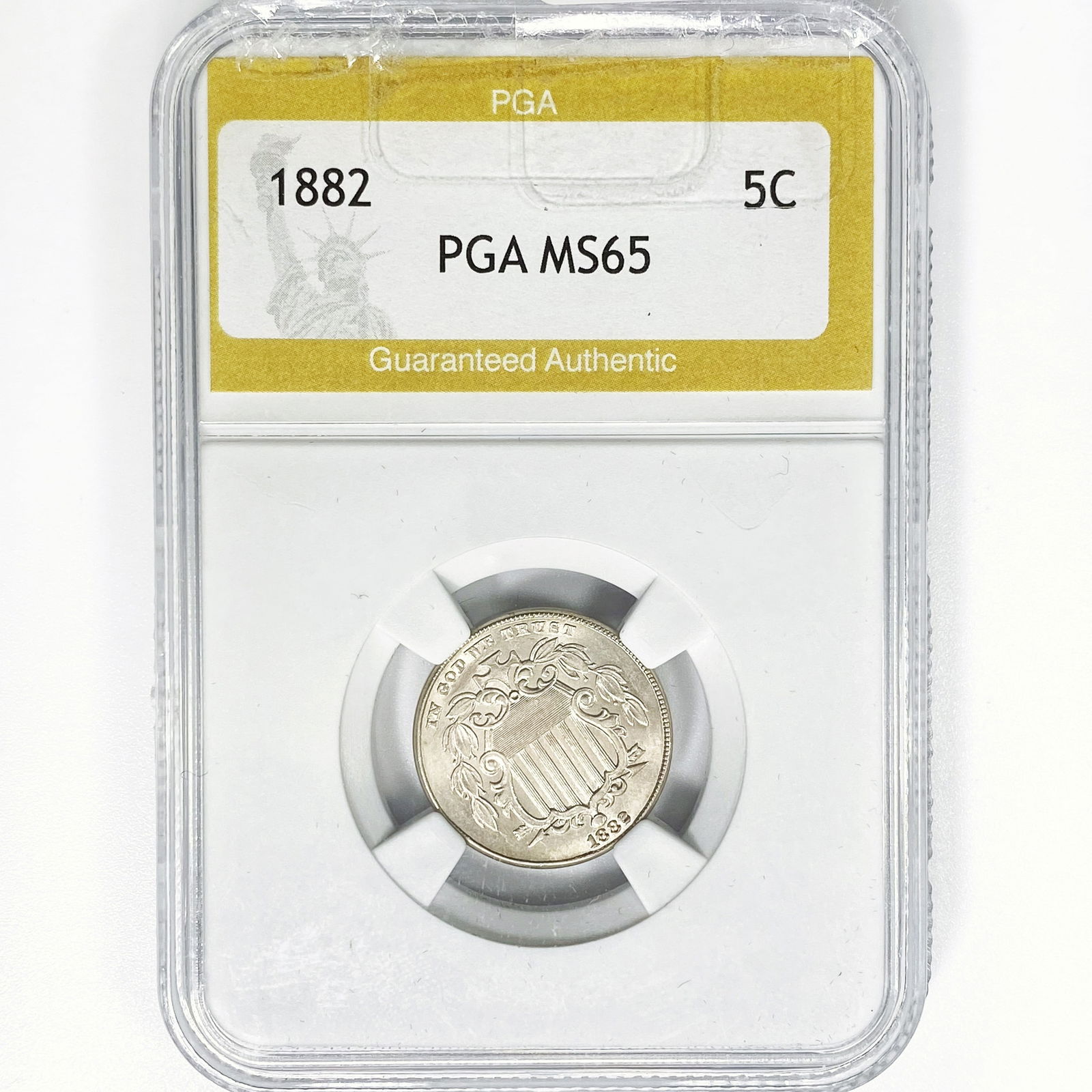 1882 Shield Nickel PGA MS65 (1 of 2)