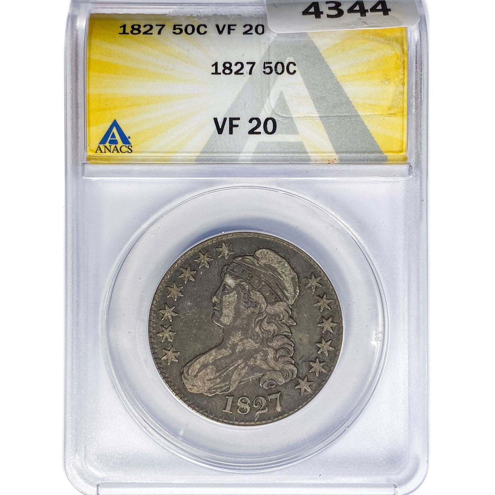 1827 Capped Bust Half Dollar ANACS VF20 (1 of 2)