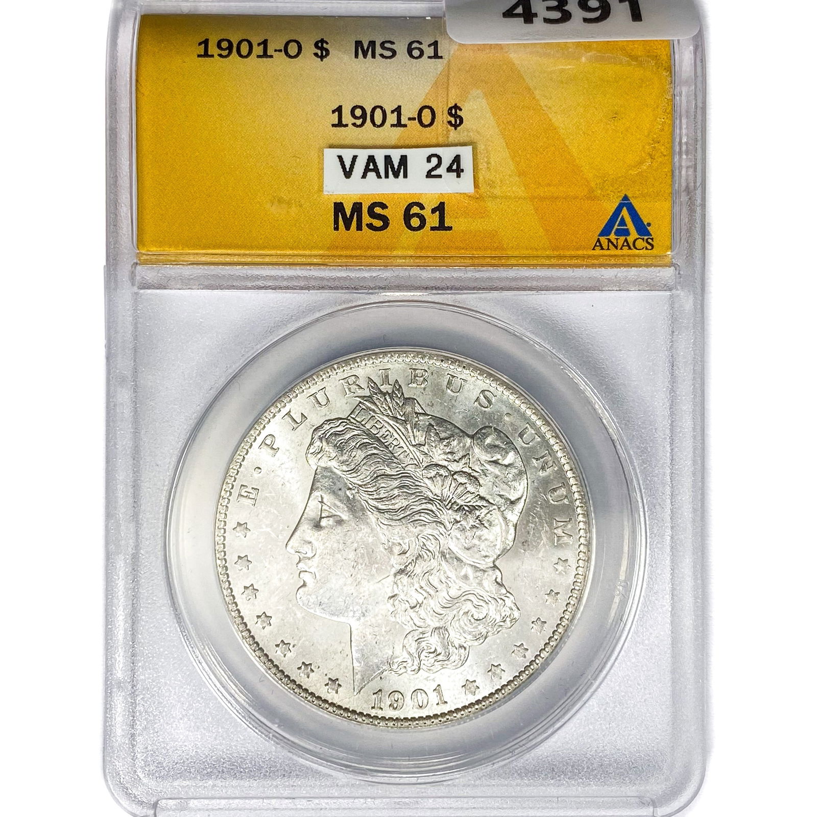 1901-O Morgan Silver Dollar ANACS MS61 VAM-24 (1 of 2)