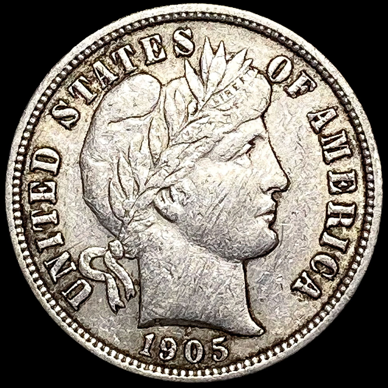 1905-S Barber Dime UNCIRCULATED (1 of 2)