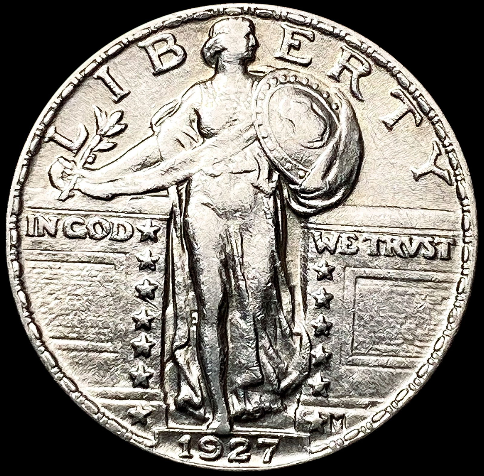 1927 Standing Liberty Quarter CLOSELY UNCIRCULATED (1 of 2)