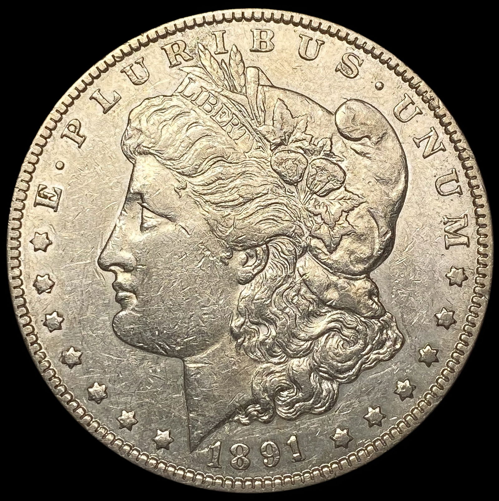 1891-CC Morgan Silver Dollar CLOSELY UNCIRCULATED (1 of 2)