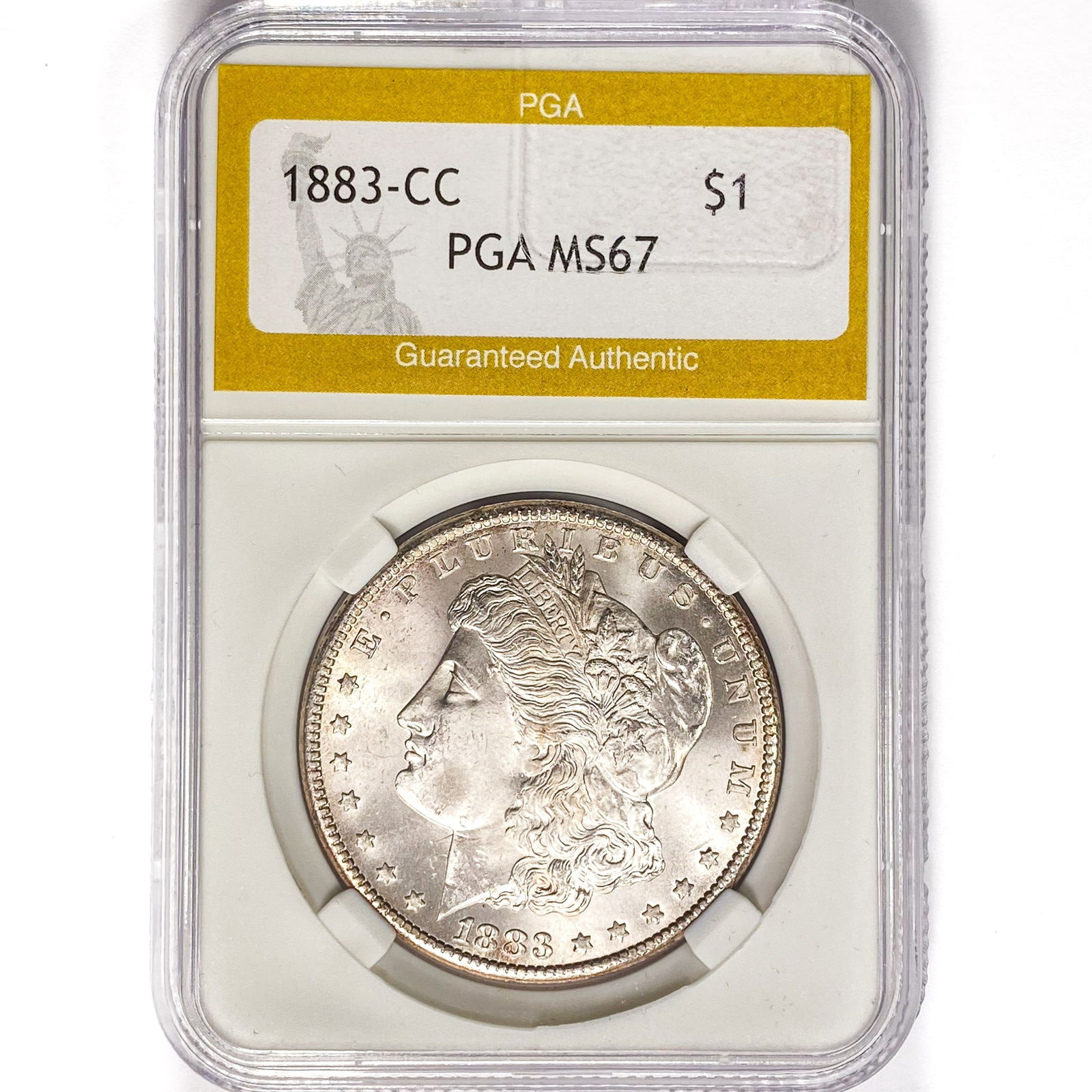 1883-CC Morgan Silver Dollar PGA MS67 (1 of 2)