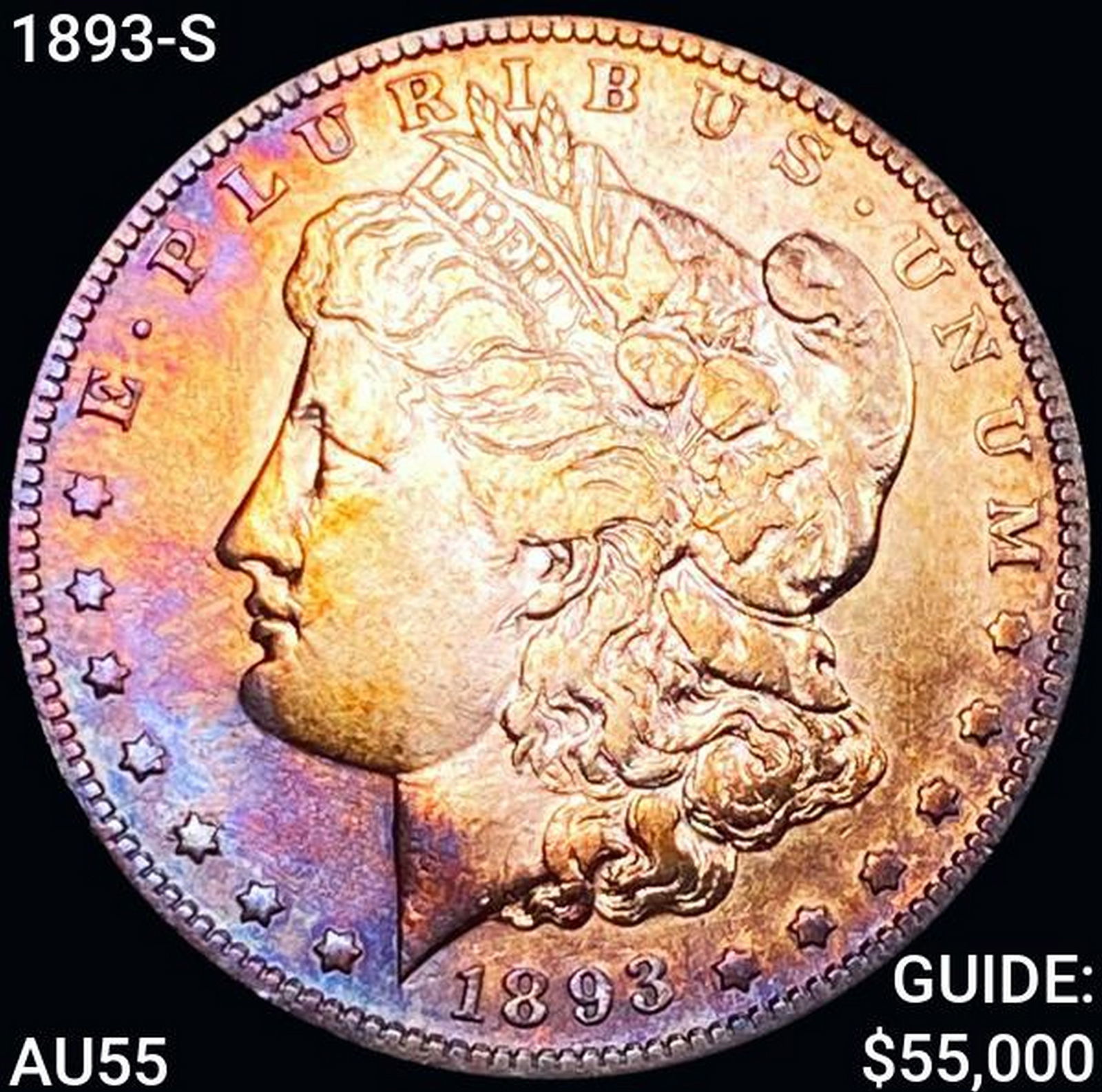 1893-S Morgan Silver Dollar CLOSELY UNCIRCULATED (1 of 2)