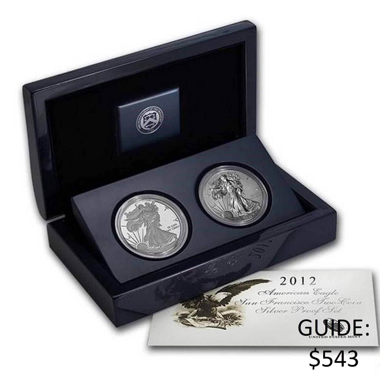 2012-S American 1oz Silver Eagle 2 Coin Proof Set (1 of 3)
