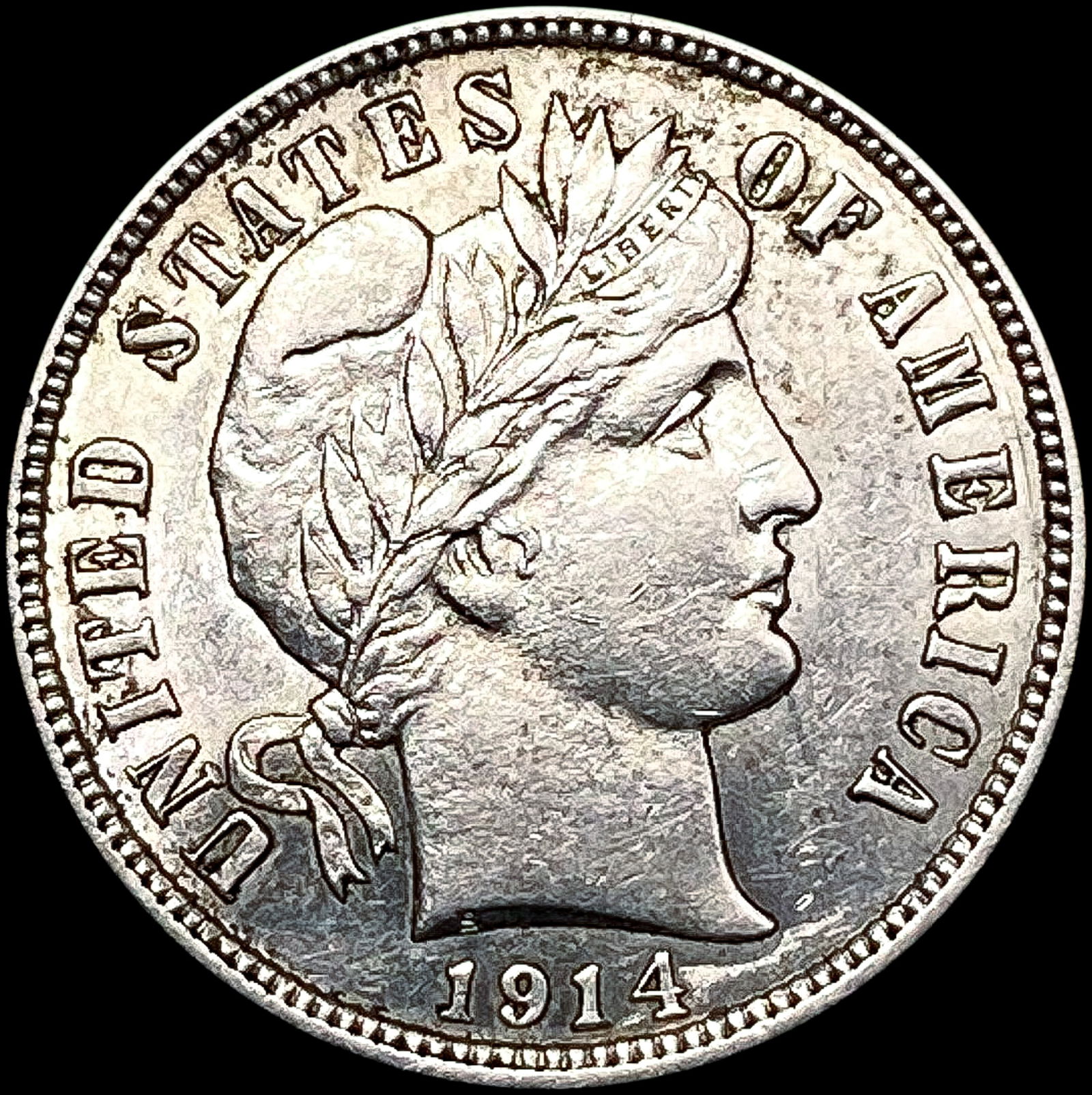 1914-D Barber Dime UNCIRCULATED (1 of 2)