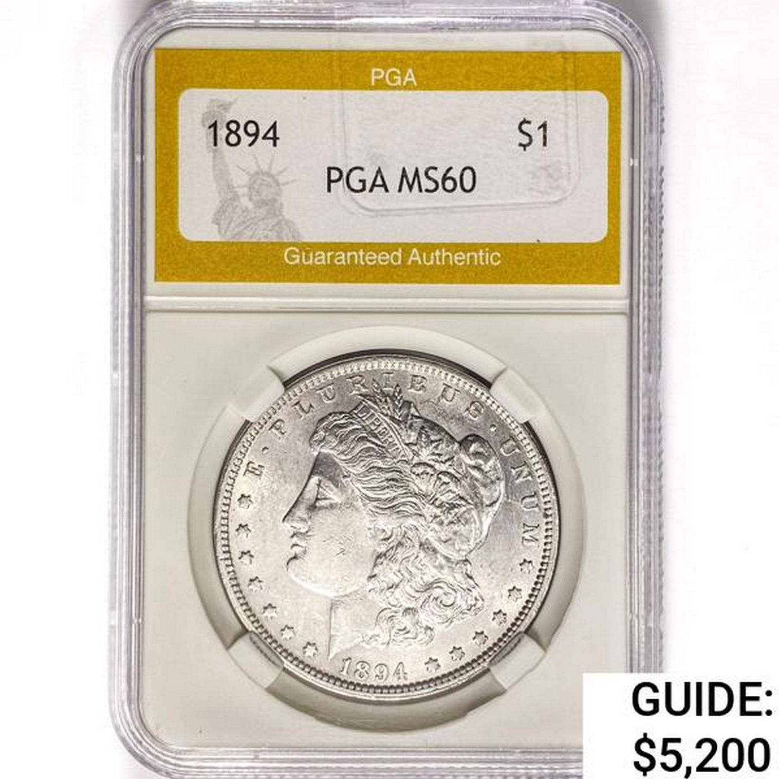 1894 Morgan Silver Dollar PGA MS60 (1 of 2)