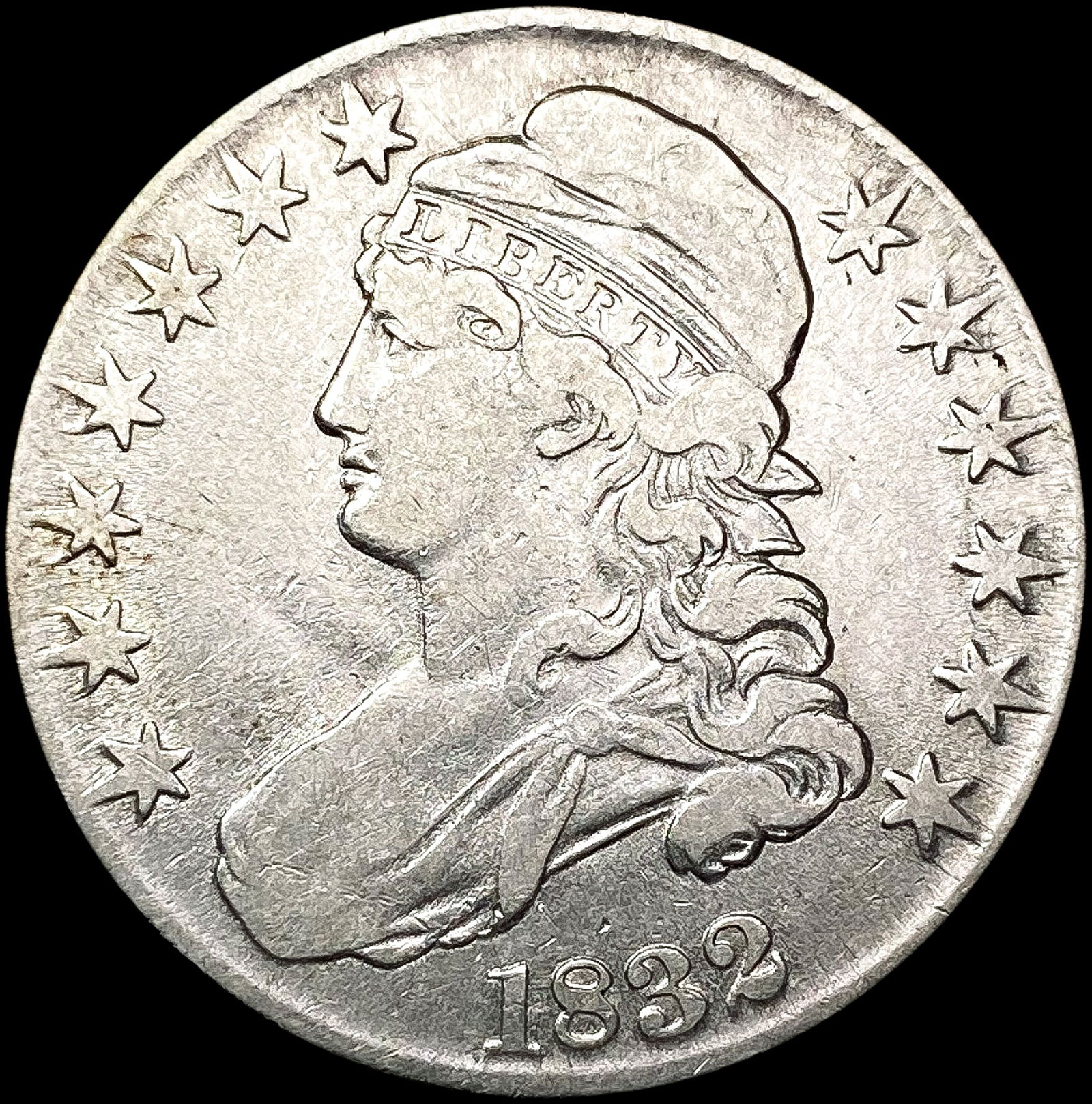 1832 Capped Bust Half Dollar LIGHTLY CIRCULATED (1 of 2)