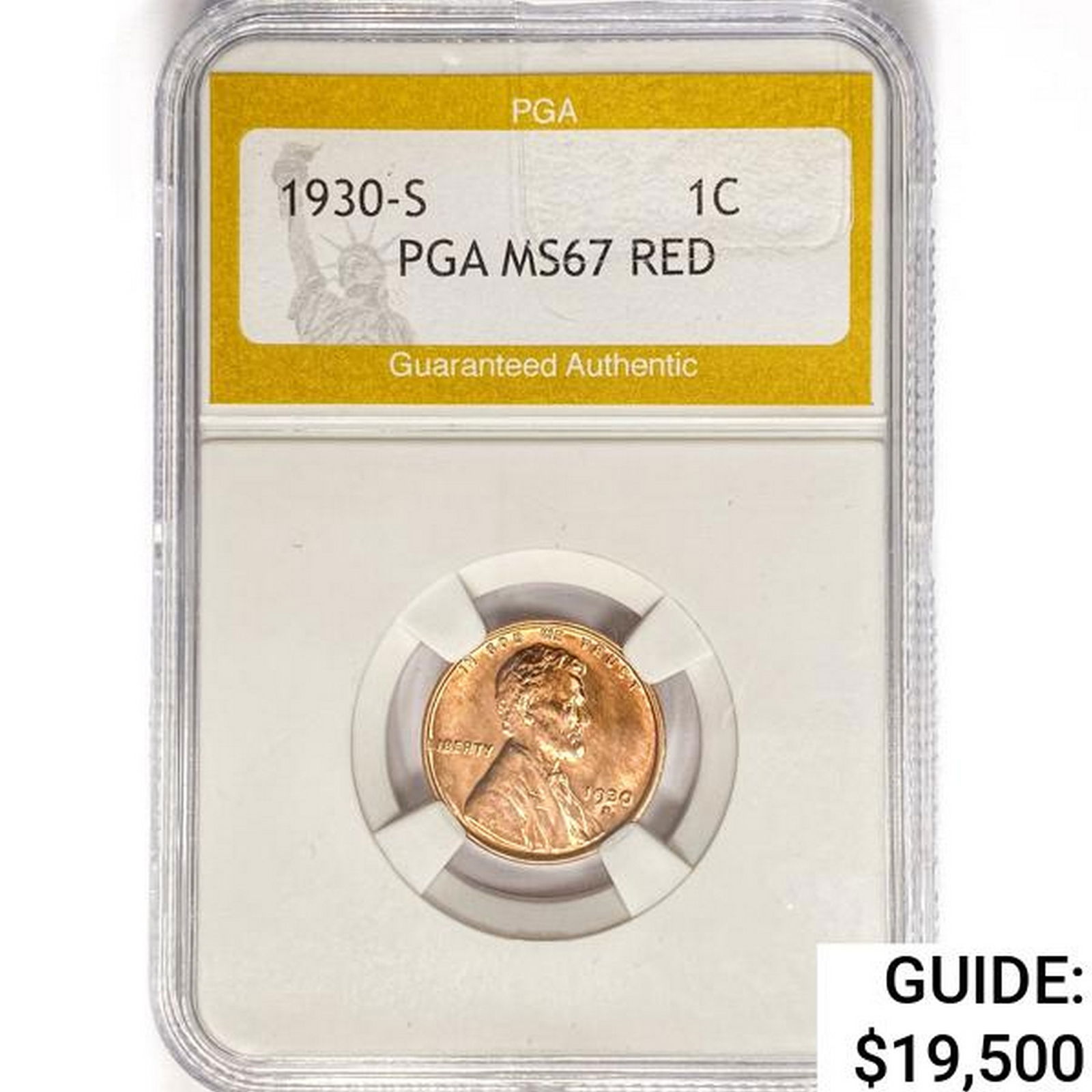 1930-S Wheat Cent PGA MS67 RED (1 of 2)