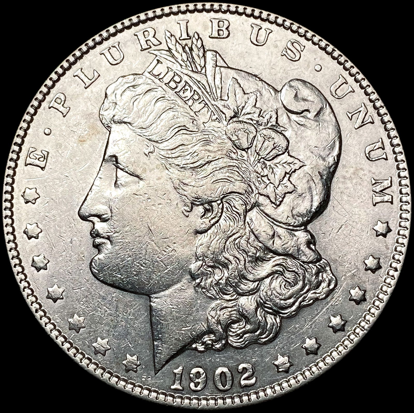 1902 Morgan Silver Dollar CLOSELY UNCIRCULATED (1 of 2)