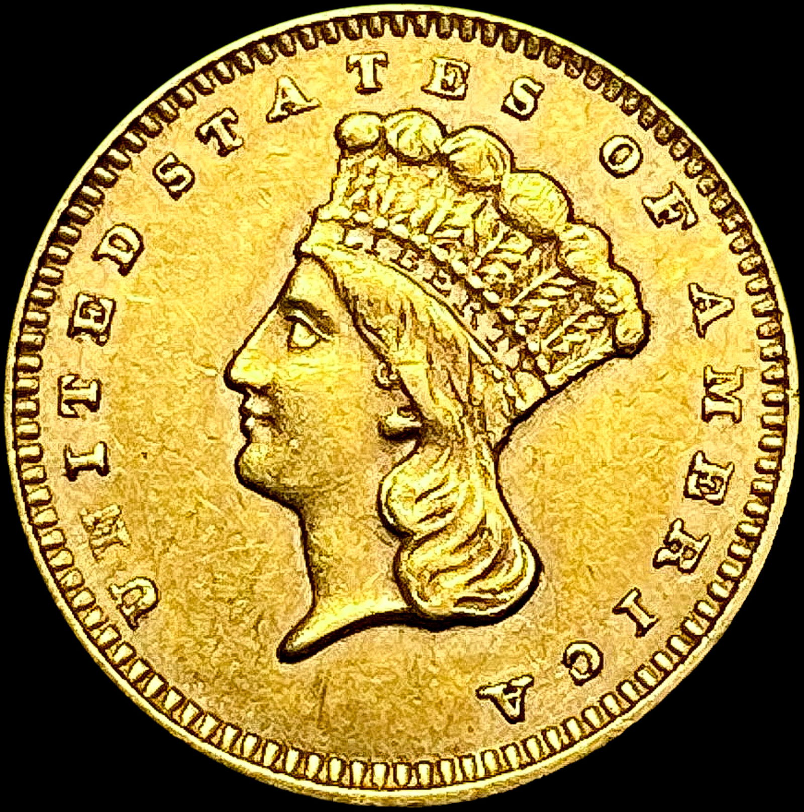 1861 Rare Gold Dollar UNCIRCULATED (1 of 2)