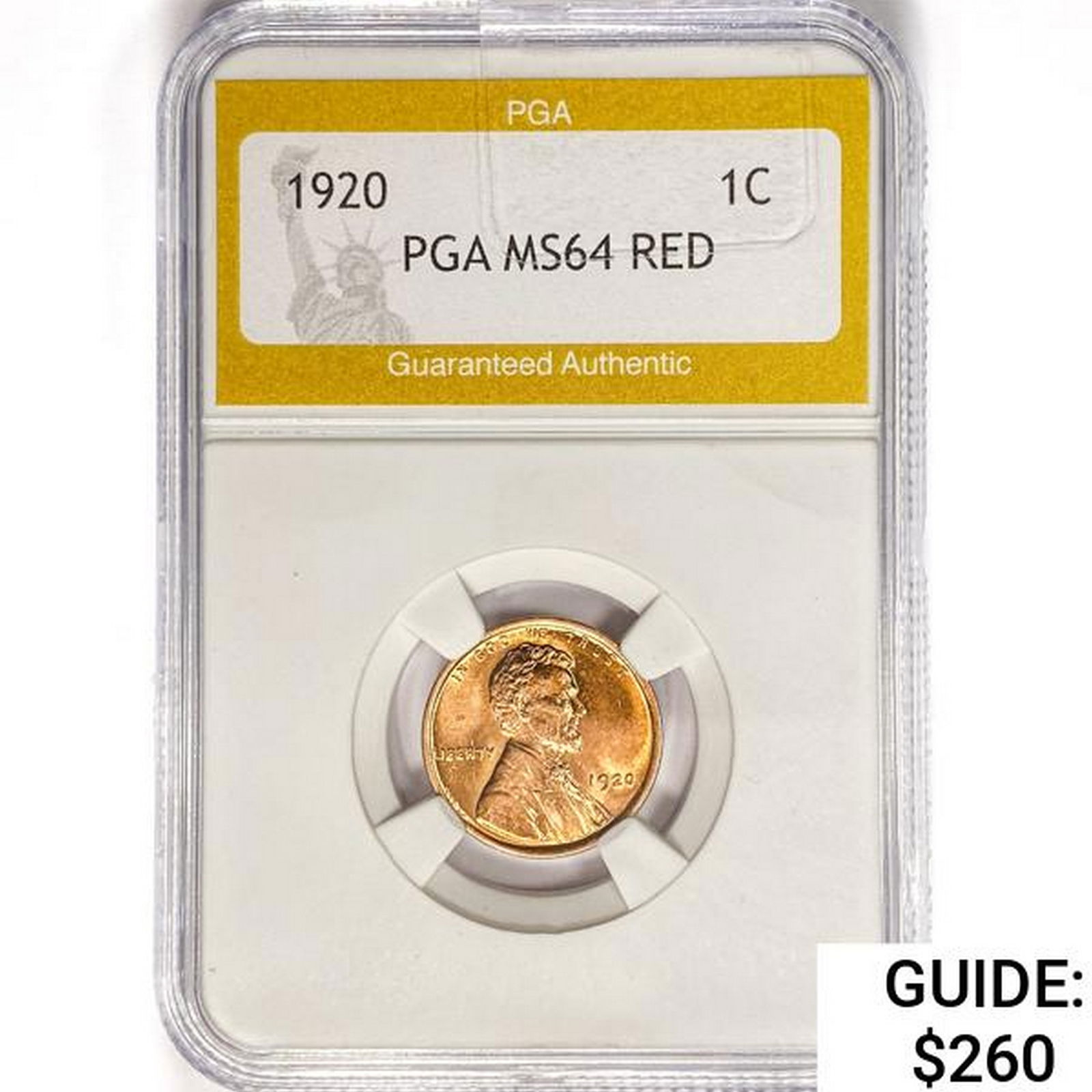 1920 Wheat Cent PGA MS64 RED (1 of 2)