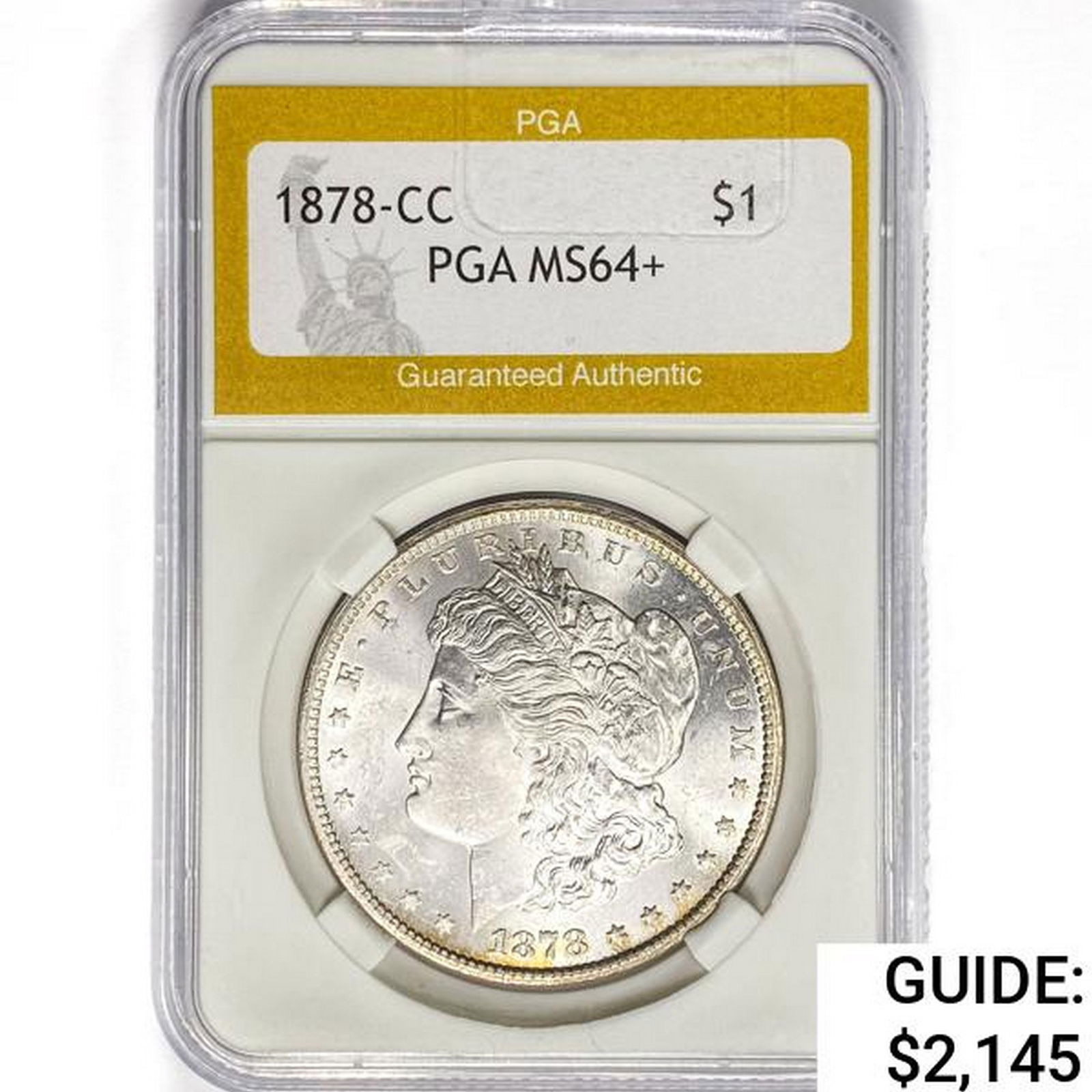 1878-CC Morgan Silver Dollar PGA MS64+ (1 of 2)