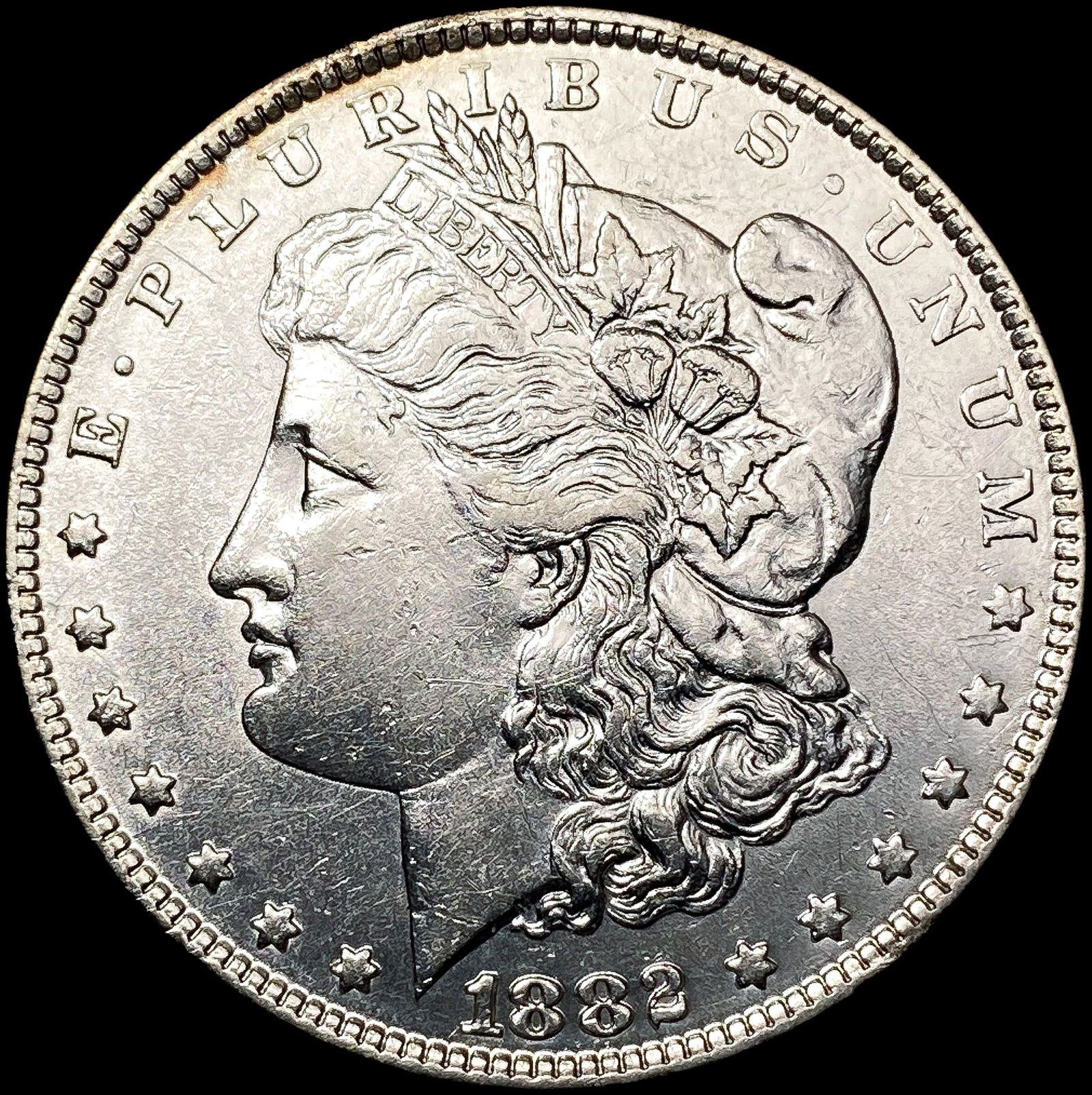 1882-O Morgan Silver Dollar CLOSELY UNCIRCULATED (1 of 2)