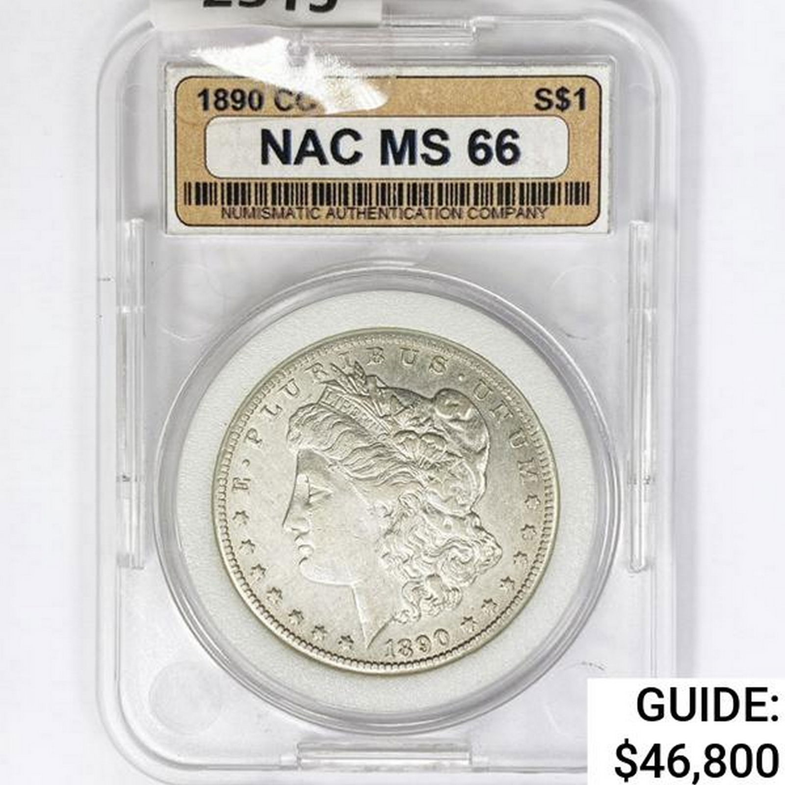1890-CC Morgan Silver Dollar NAC MS66 (1 of 2)