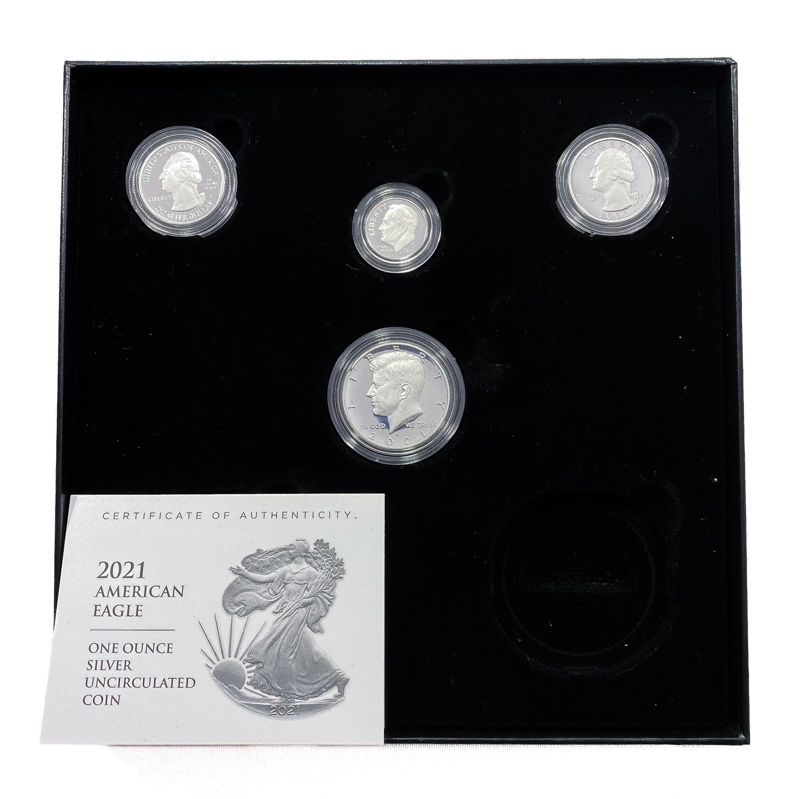2021 Silver Proof Mint Set (4 Coins) (1 of 2)