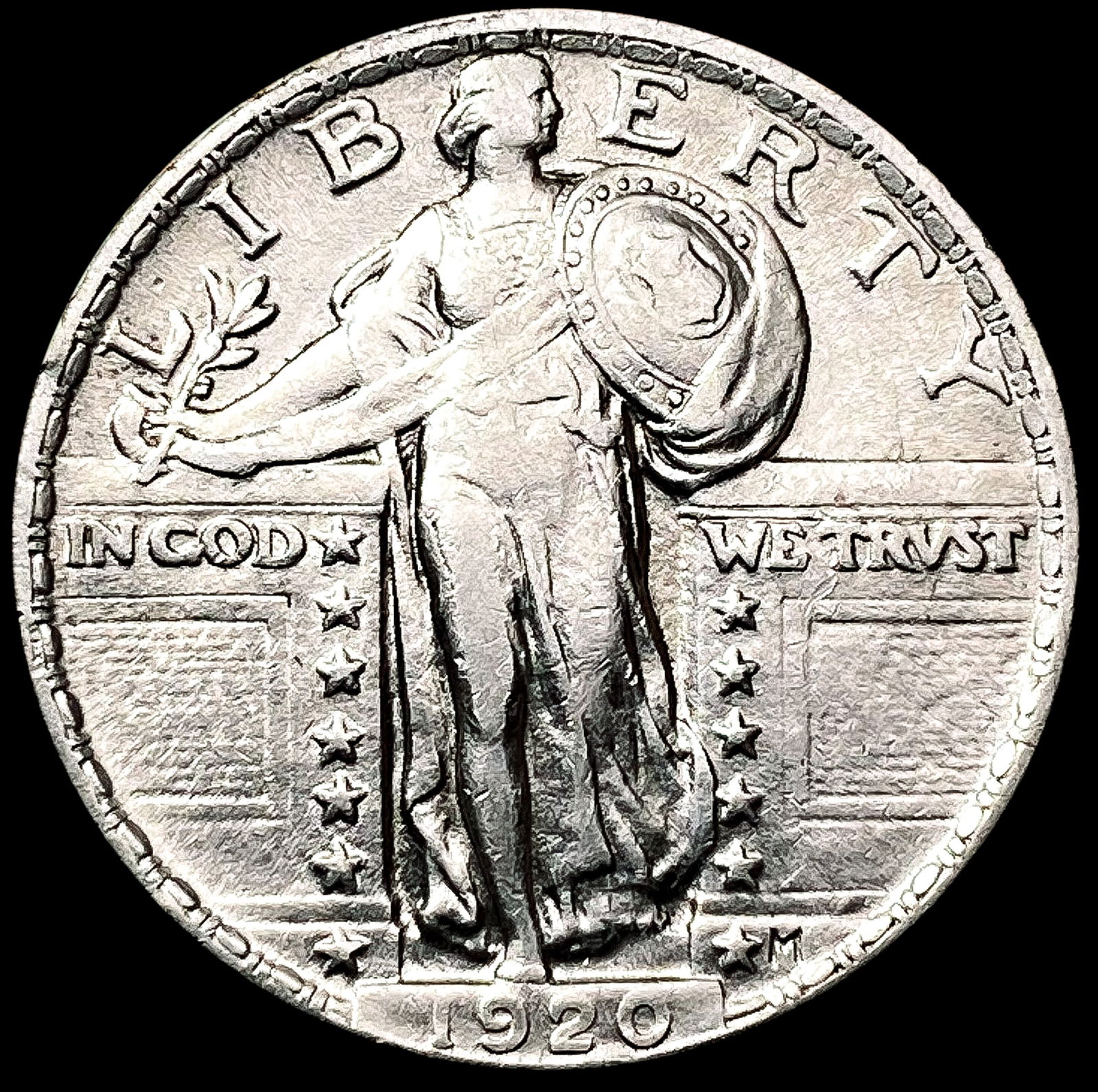 1920 Standing Liberty Quarter CLOSELY UNCIRCULATED (1 of 2)