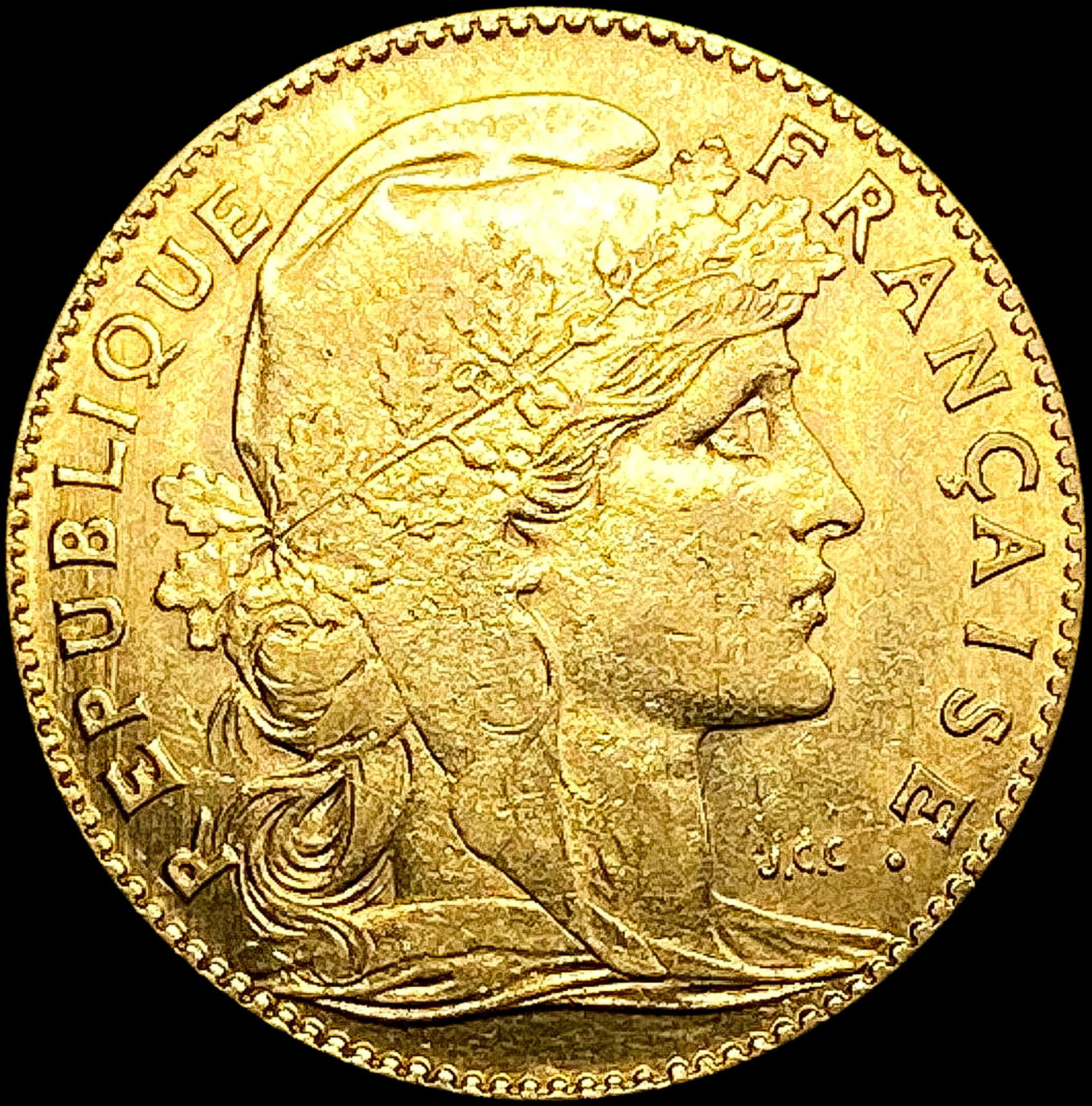 1908 France .0933oz Gold 10 Francs CLOSELY UNCIRCU (1 of 2)