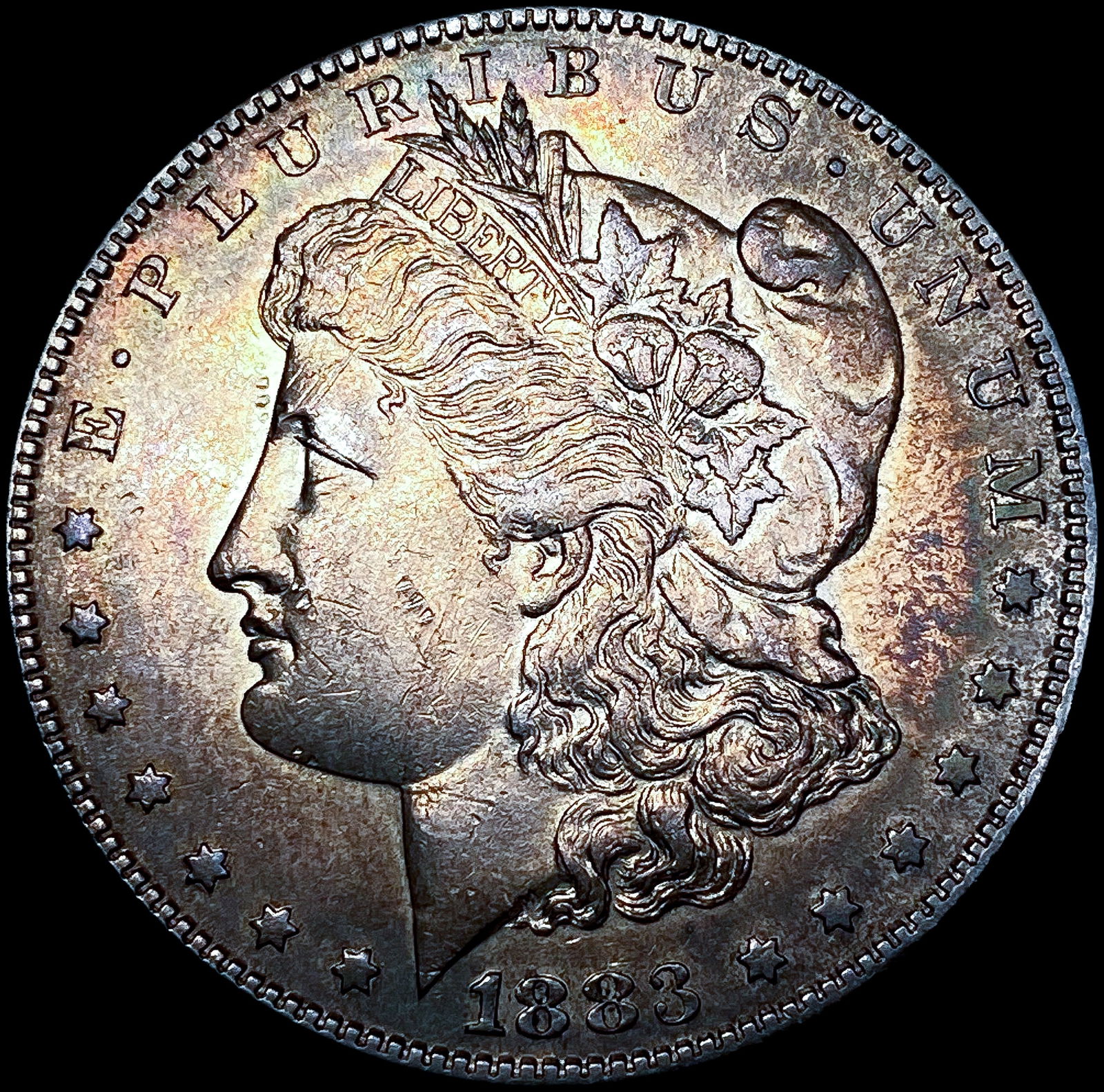 1883-S Morgan Silver Dollar CLOSELY UNCIRCULATED (1 of 2)