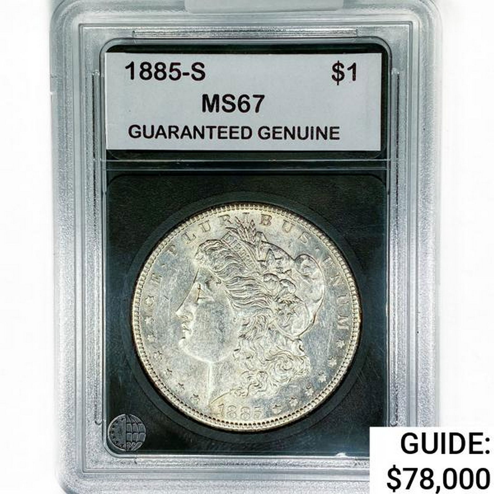 1885-S Morgan Silver Dollar GG MS67 (1 of 2)