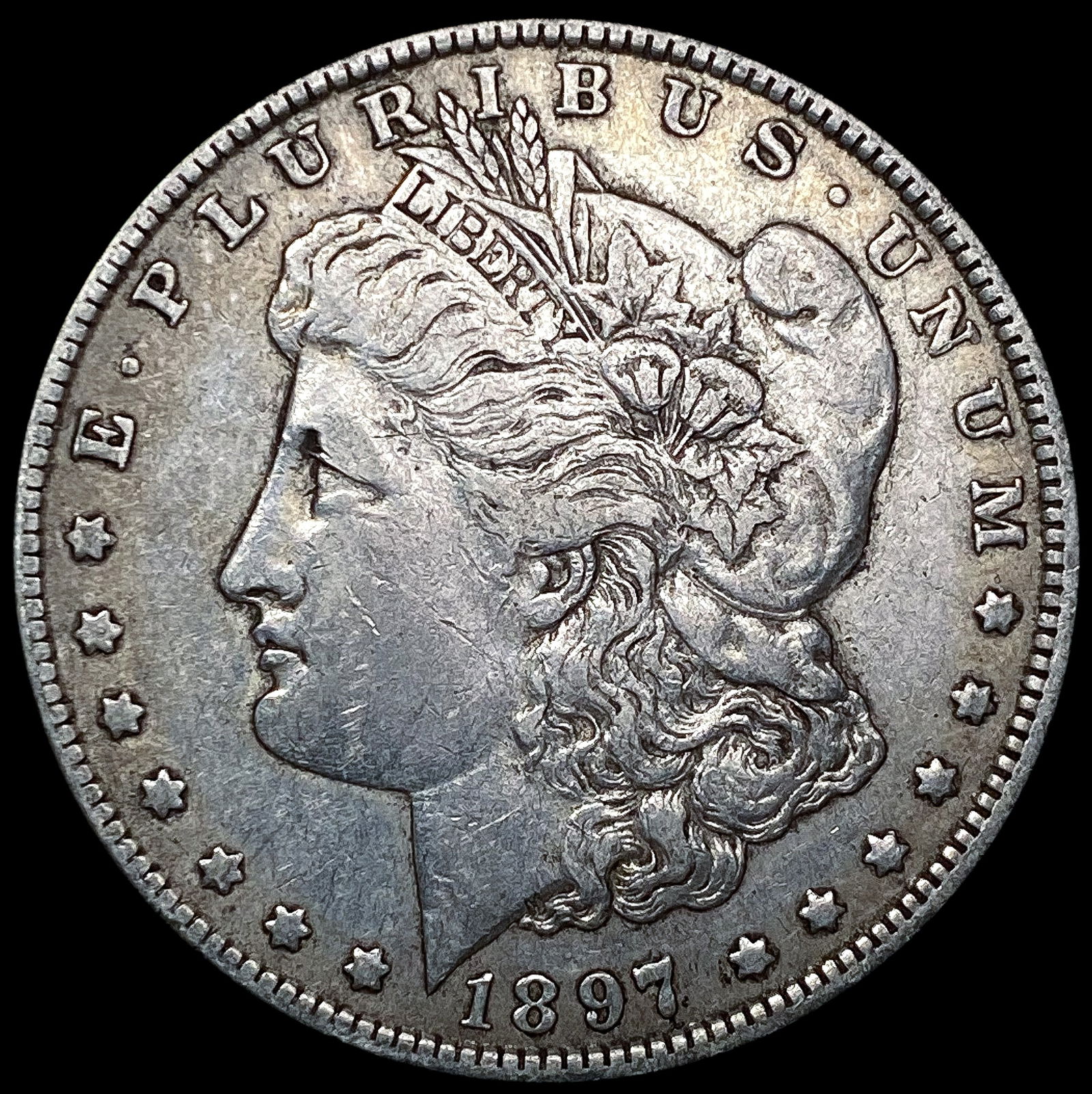 1897-O Morgan Silver Dollar NEARLY UNCIRCULATED (1 of 2)