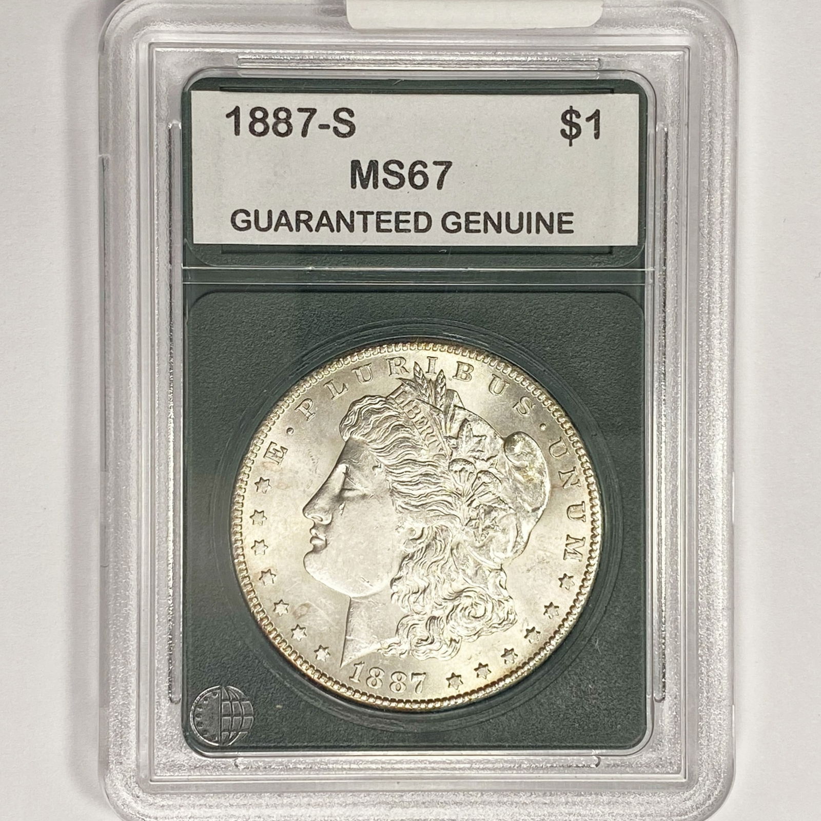 1887-S Morgan Silver Dollar GG MS67 (1 of 2)