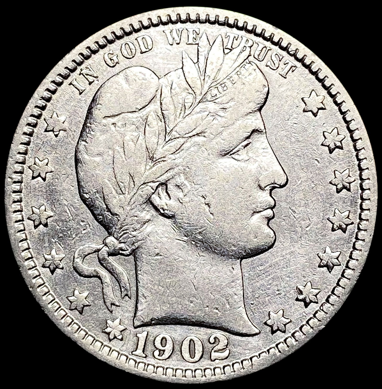 1902 Barber Quarter CLOSELY UNCIRCULATED (1 of 2)