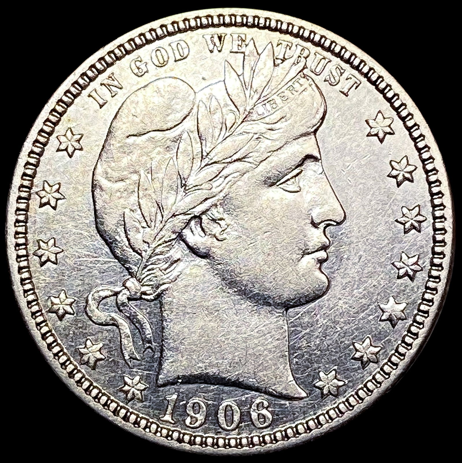 1906-D Barber Quarter CLOSELY UNCIRCULATED (1 of 2)