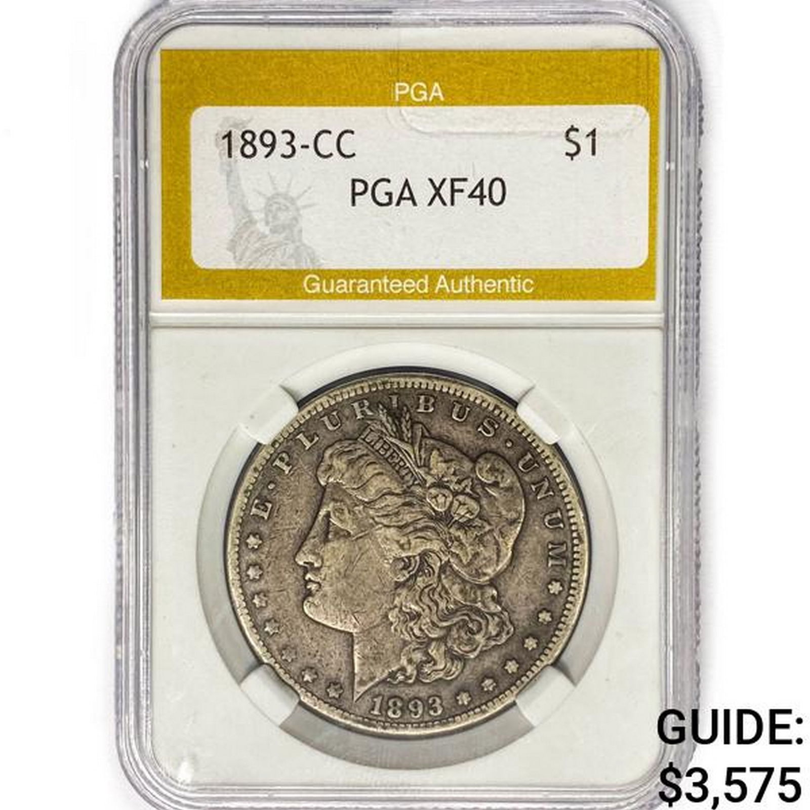1893-CC Morgan Silver Dollar PGA XF40 (1 of 2)