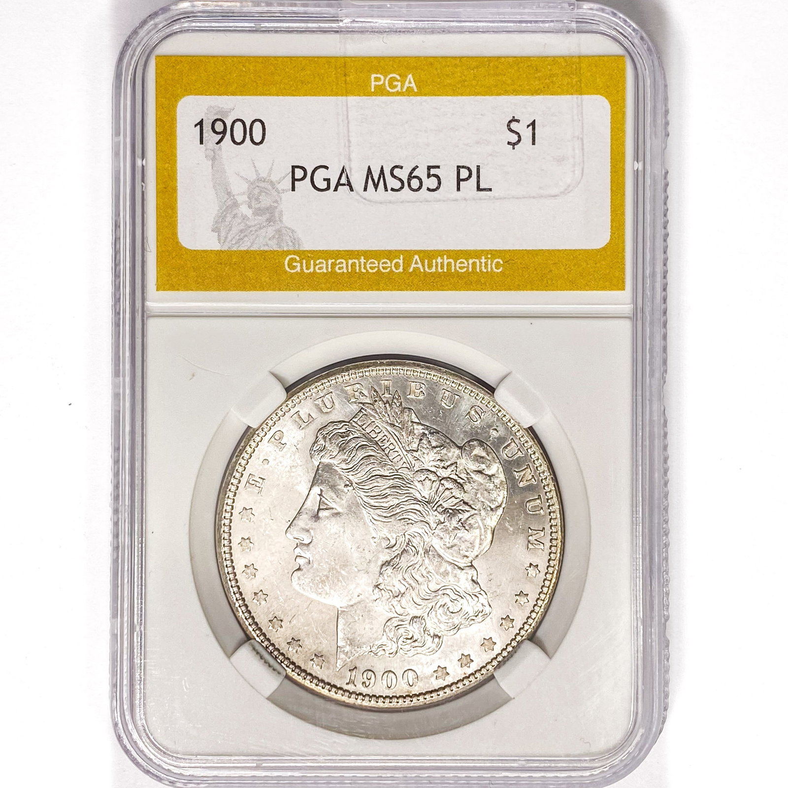 1900 Morgan Silver Dollar PGA MS65 PL (1 of 2)