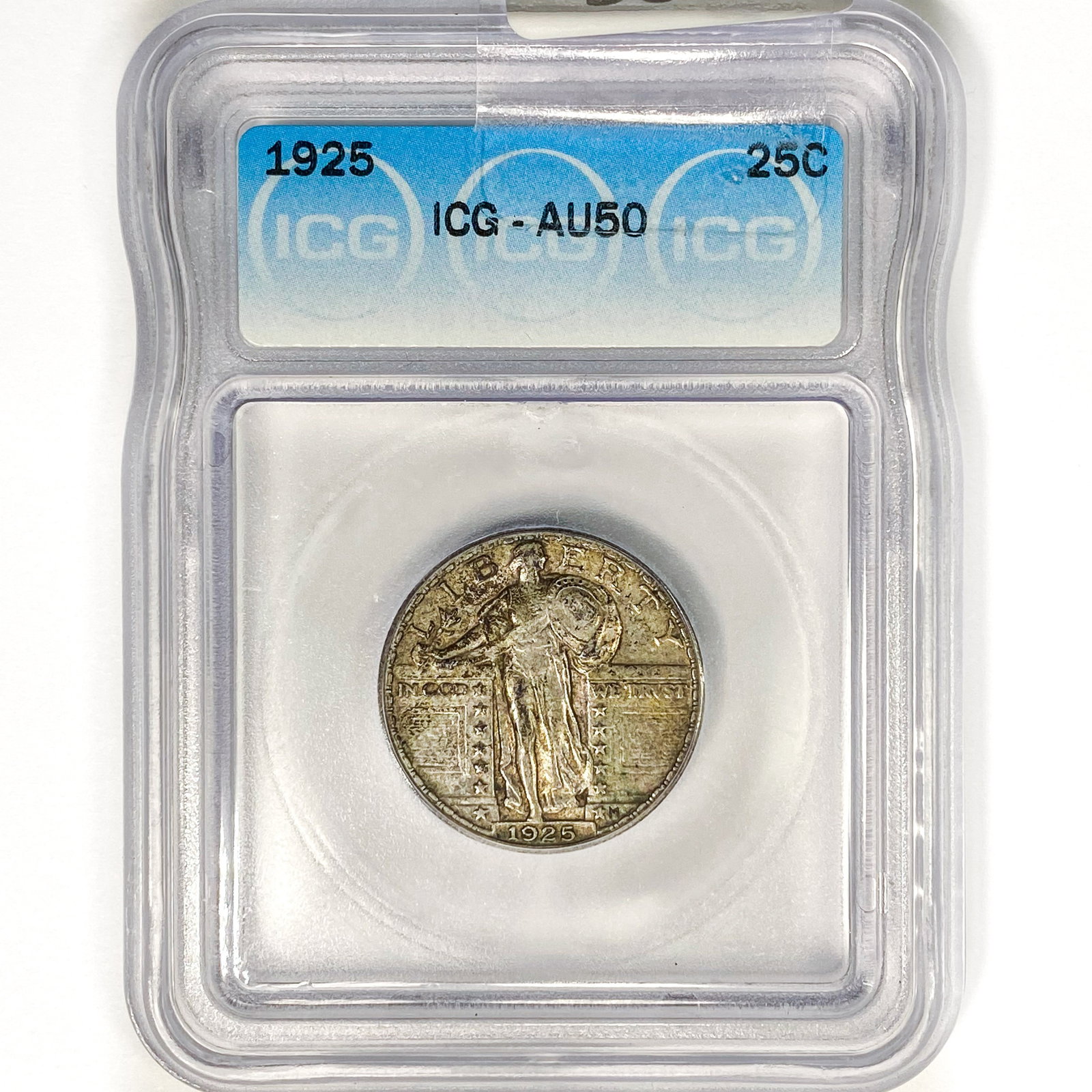 1925 Standing Liberty Quarter ICG AU50 (1 of 2)