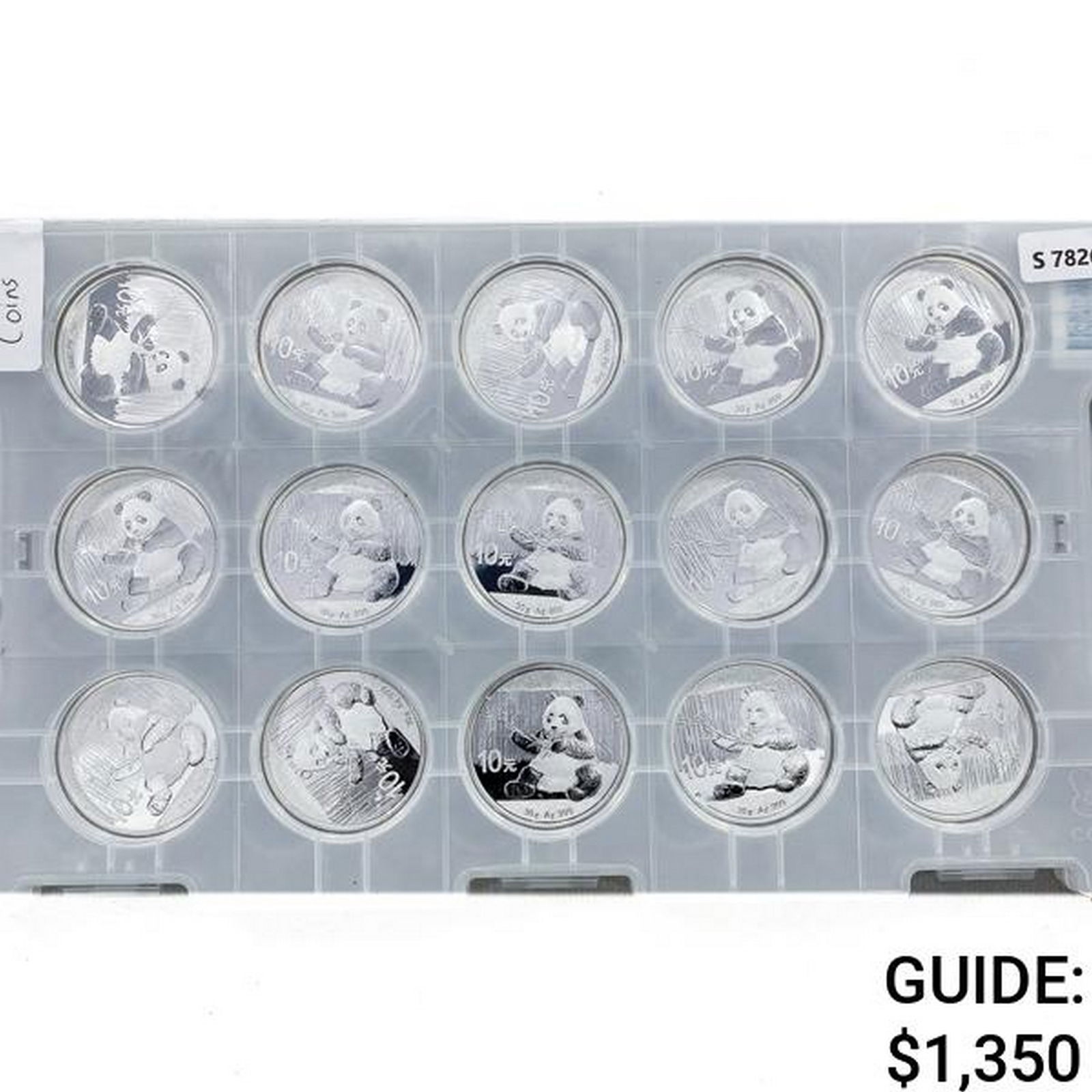 2017 10 Yuan China Silver Panda 1oz (15 Coins) (1 of 2)