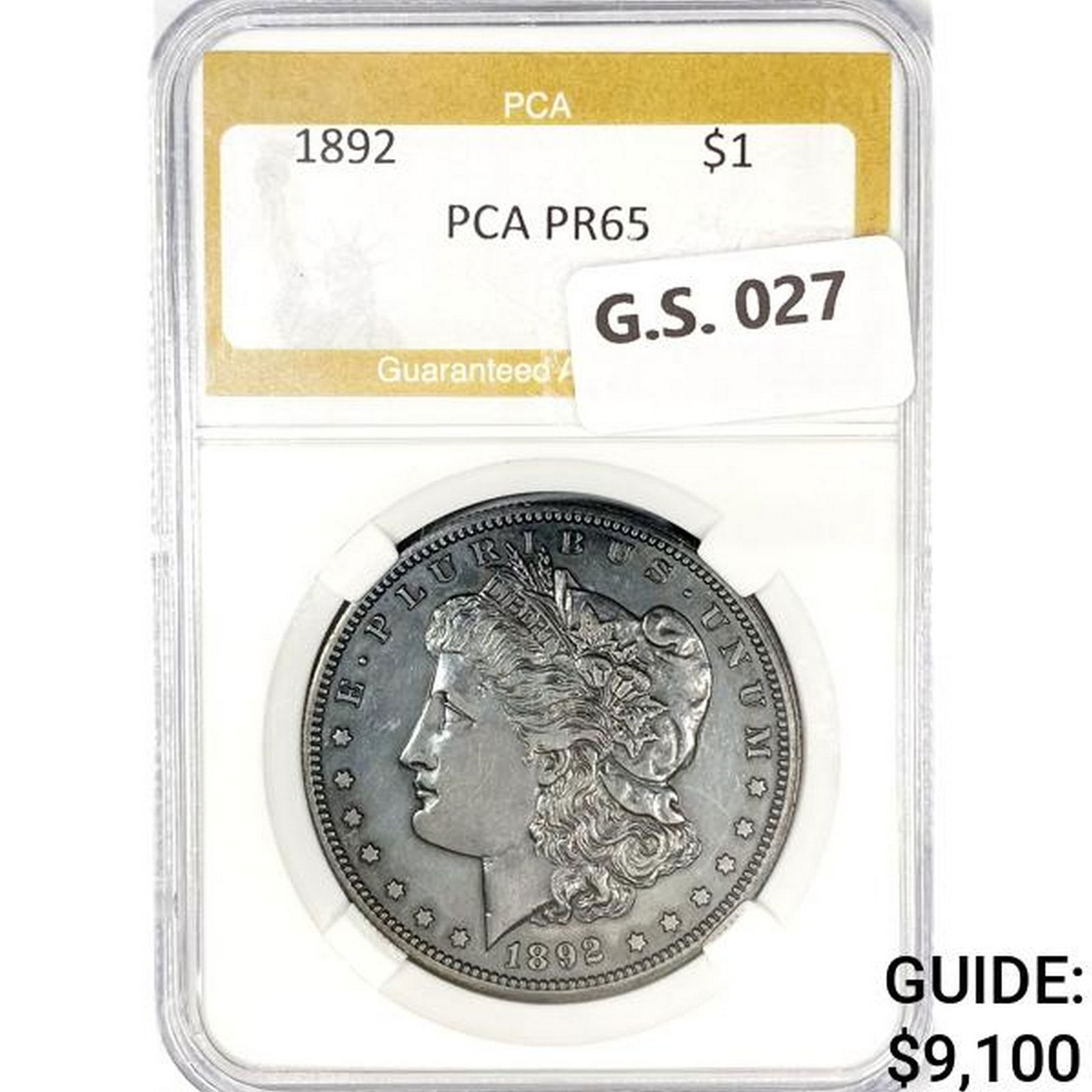 1892 Morgan Silver Dollar PGA PR65 (1 of 2)