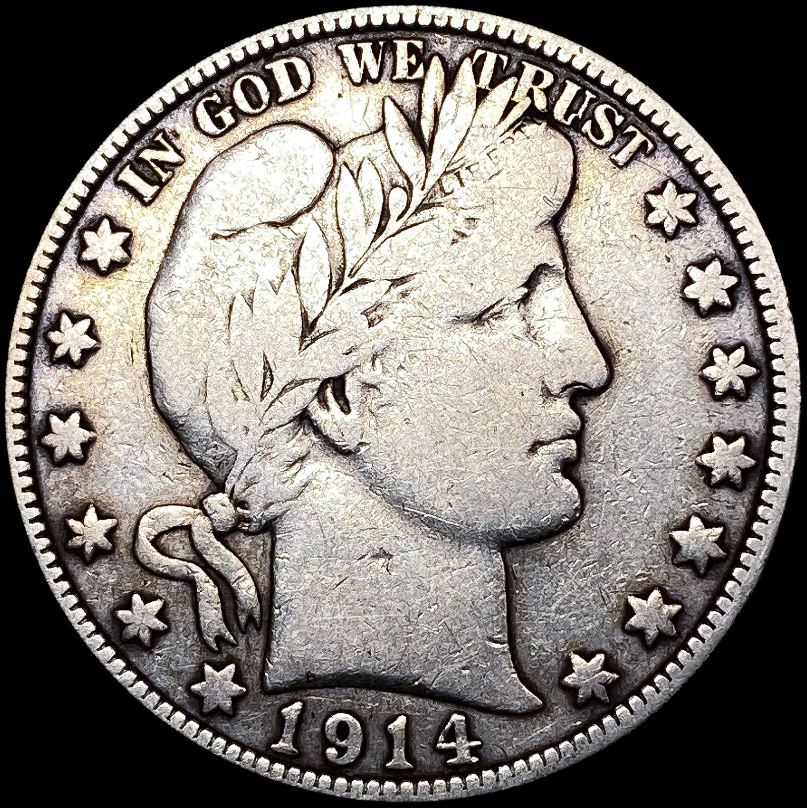 1914 Barber Half Dollar NICELY CIRCULATED (1 of 2)