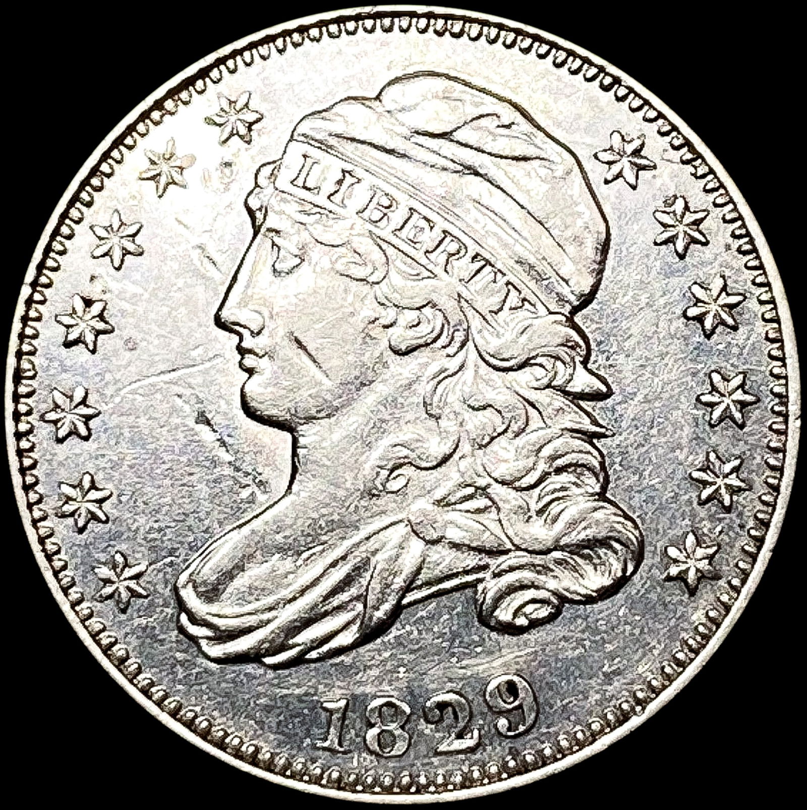 1829 Capped Bust Dime CLOSELY UNCIRCULATED (1 of 2)