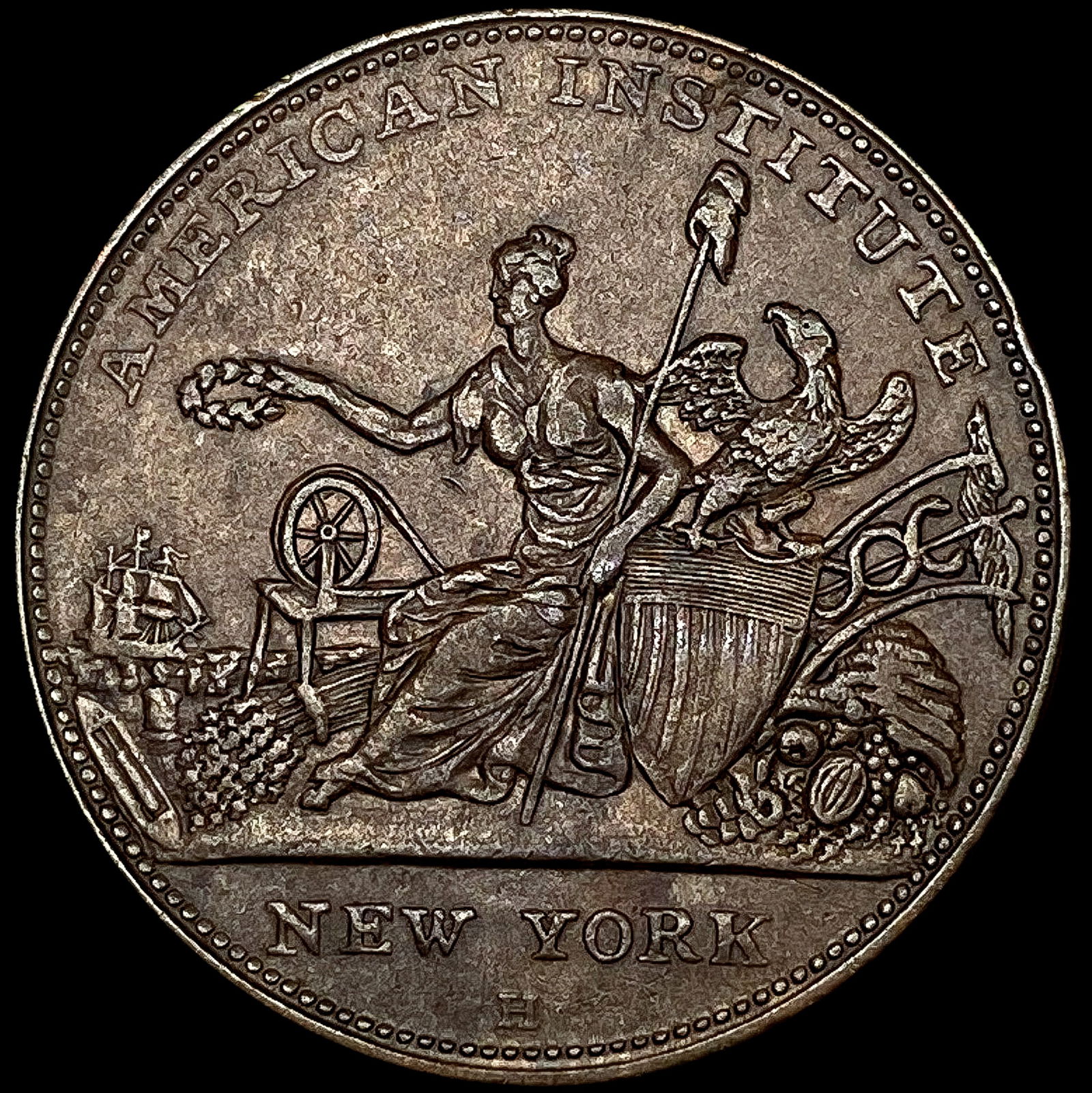 1833 Robinson Hard Times Token LIGHTLY CIRCULATED (1 of 2)